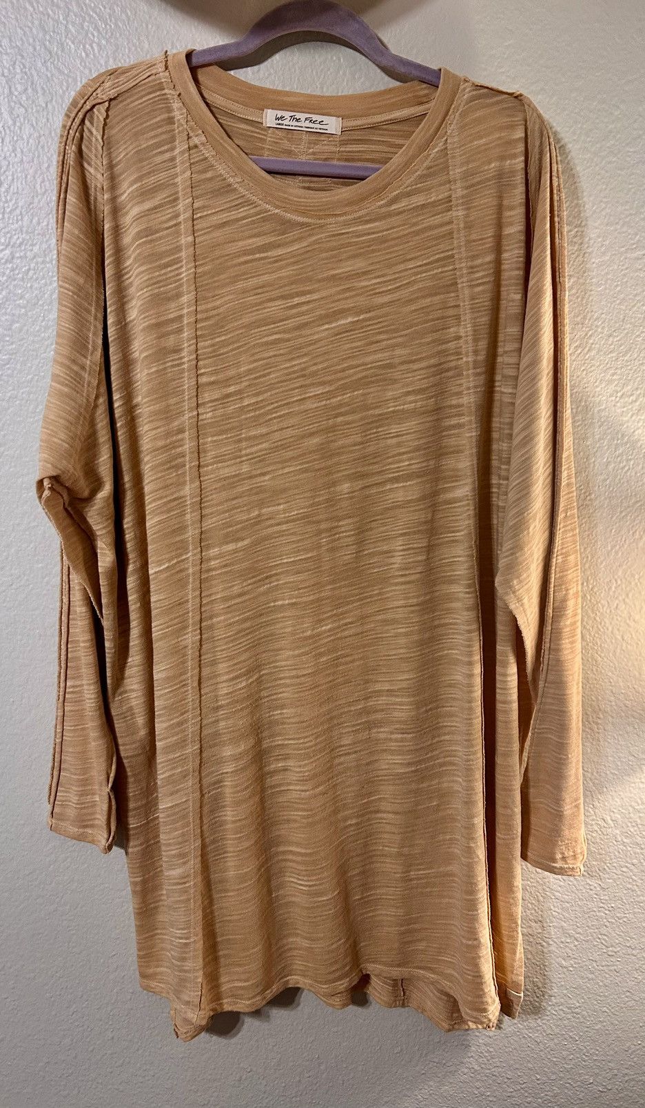 Free People We The Free: Raw Hem Long sleeve shirt Size L / US 10 / IT 46 - 1 Thumbnail
