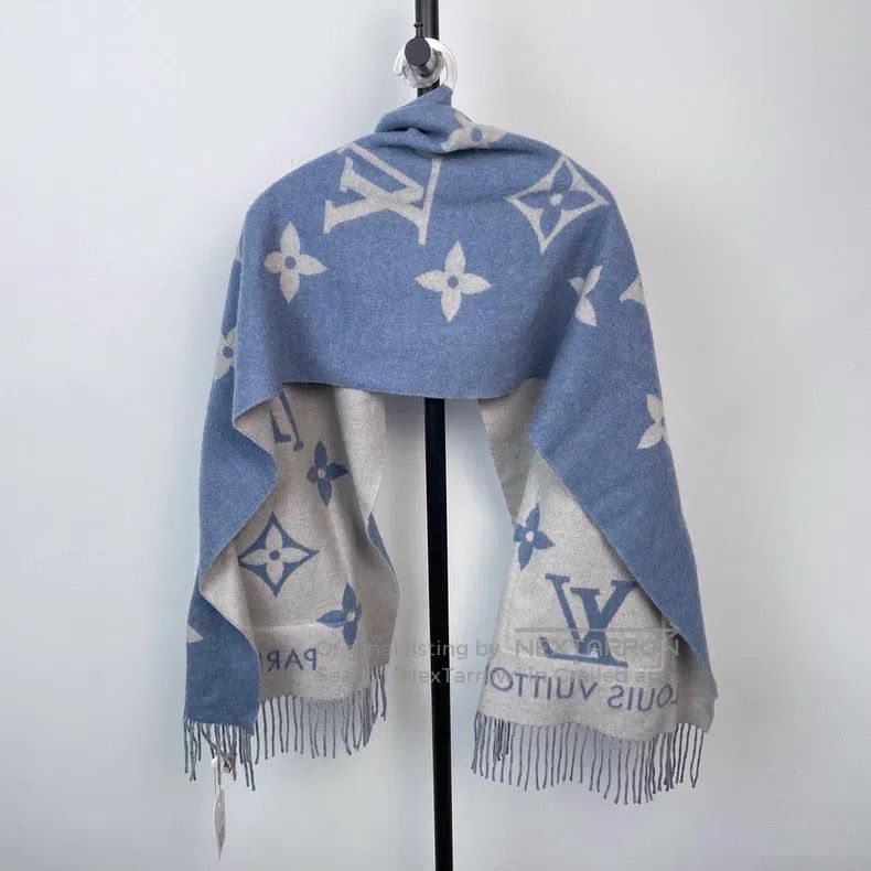 Louis Vuitton Louis Vuitton Cashmere scarf Size ONE SIZE - 2 Thumbnail