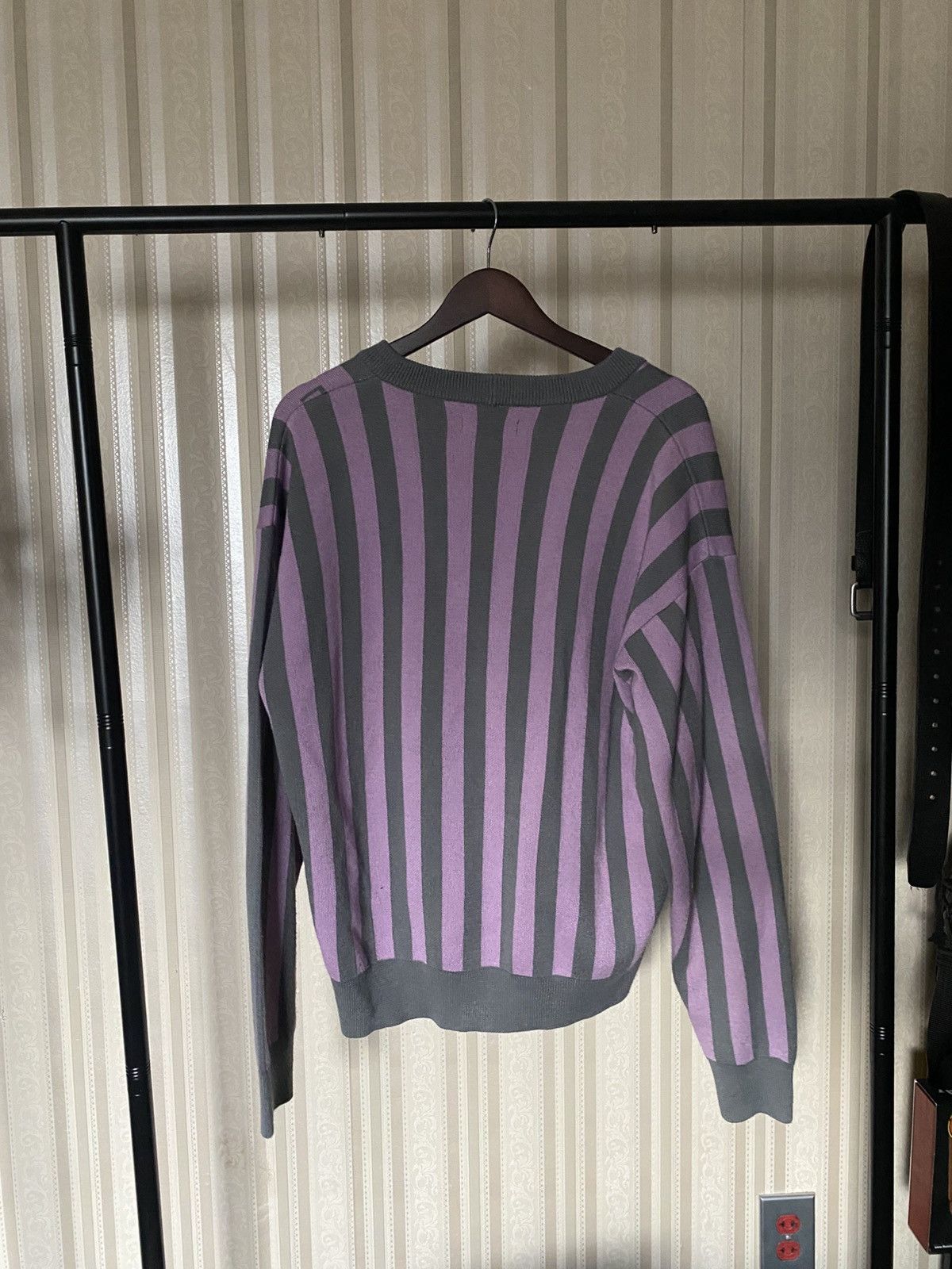 Gosha Rubchinskiy Rassvet Russian striped cardigan Size US L / EU 52-54 / 3 - 2 Thumbnail