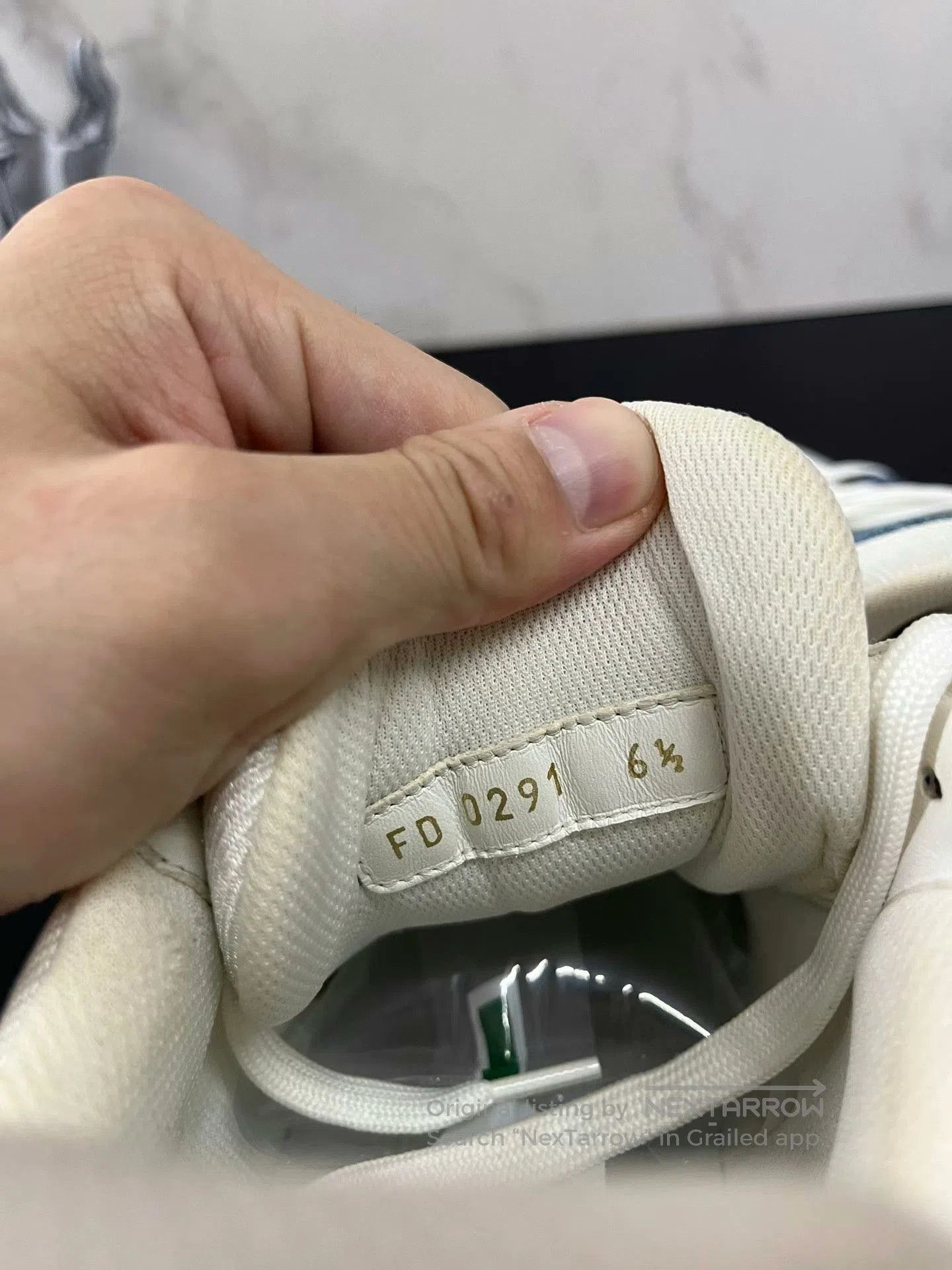 Louis Vuitton lv trainer white blue denim sneakers. Size US 6.5 / EU 39-40 - 4 Thumbnail