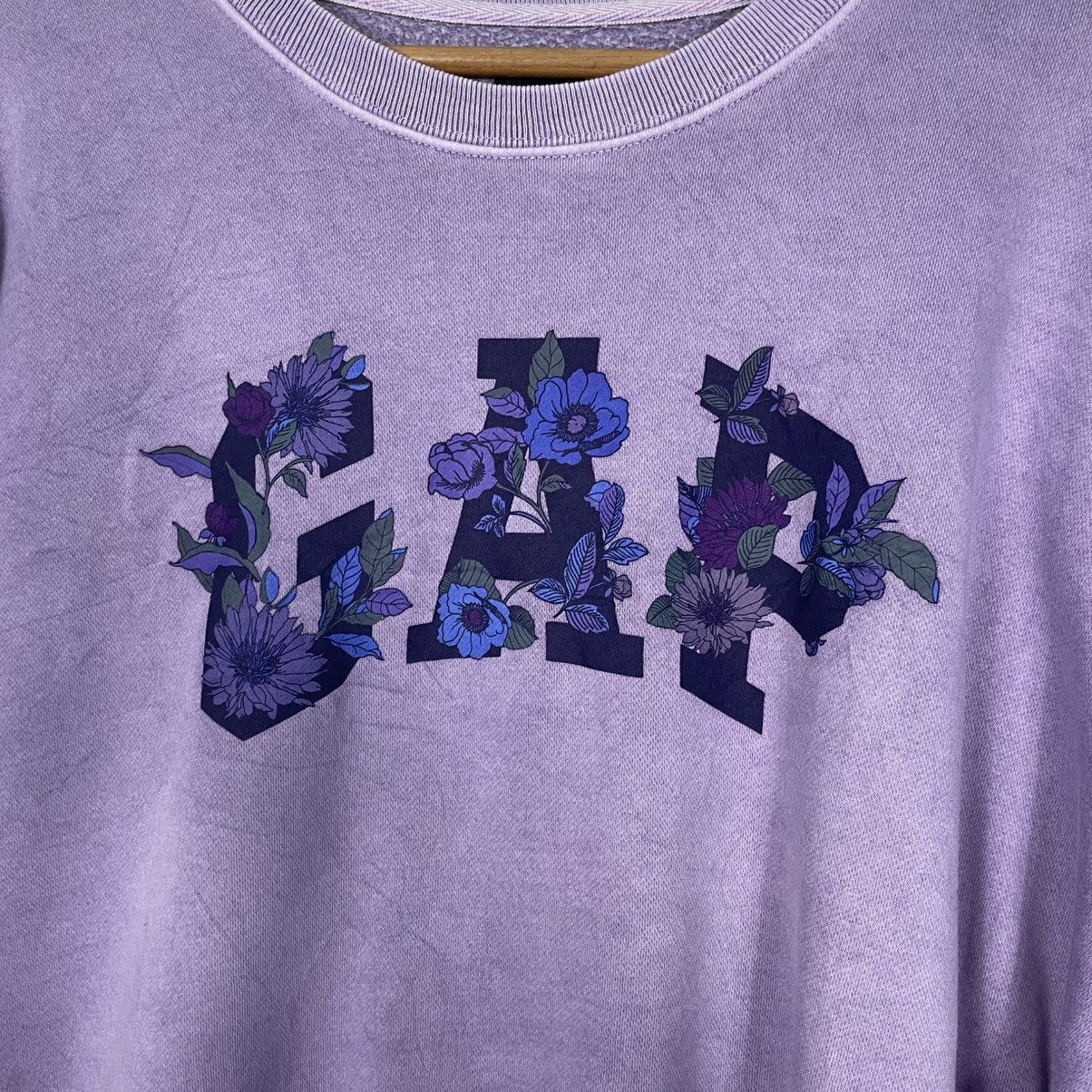 Gap Gap Big Logo Purple Sweatshirt Size US M / EU 48-50 / 2 - 10 Thumbnail