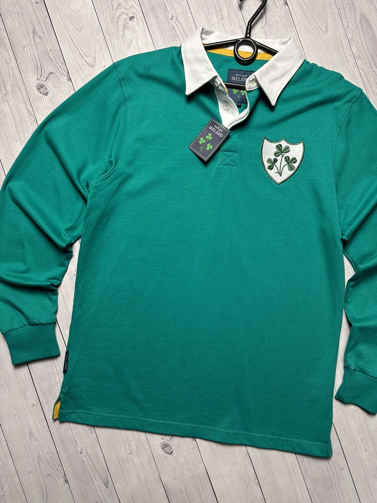 Other Vintage retro Ireland jersey long sleeve logo size S green Size US S / EU 44-46 / 1 - 2 Thumbnail