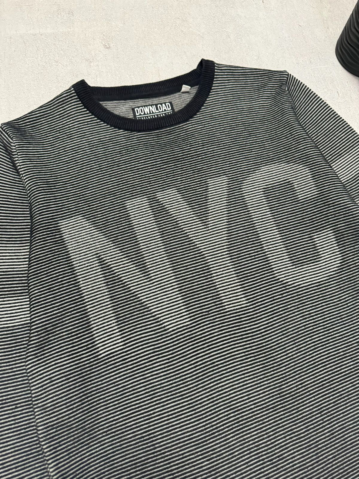 Vintage Vintage NYC New York Sweater Big Logo Avant-Garde Y2K 90s Size US S / EU 44-46 / 1 - 4 Thumbnail