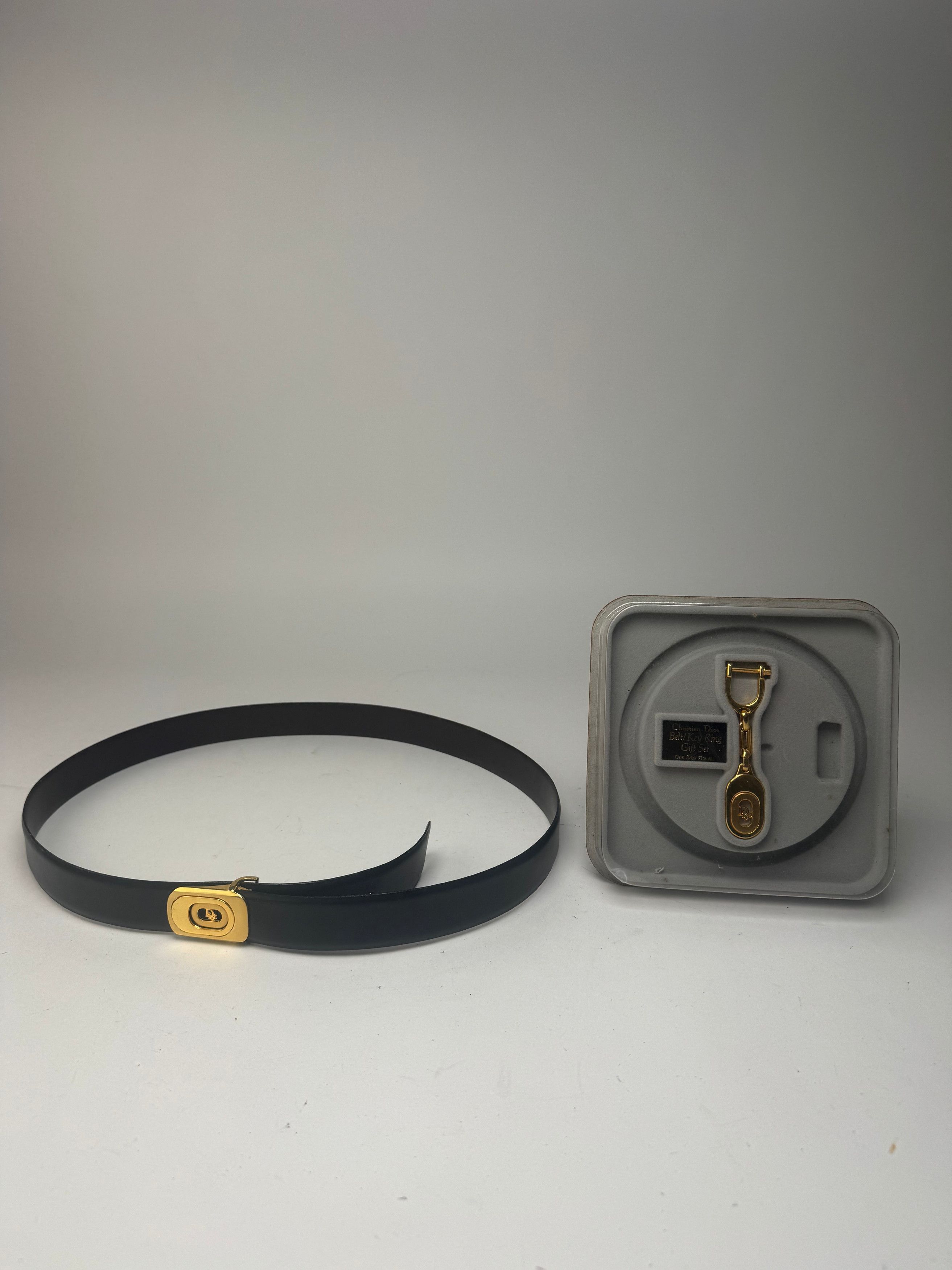 Dior Vintage Reversible Leather belt Set Brown black New Size ONE SIZE - 1 Thumbnail
