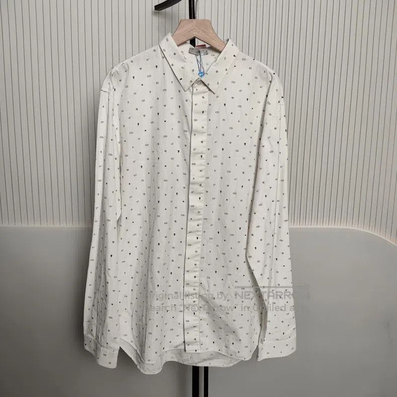 Dior Dior Size41 Old-fashioned printed shirt Size US XXS / EU 40 - 1 Thumbnail