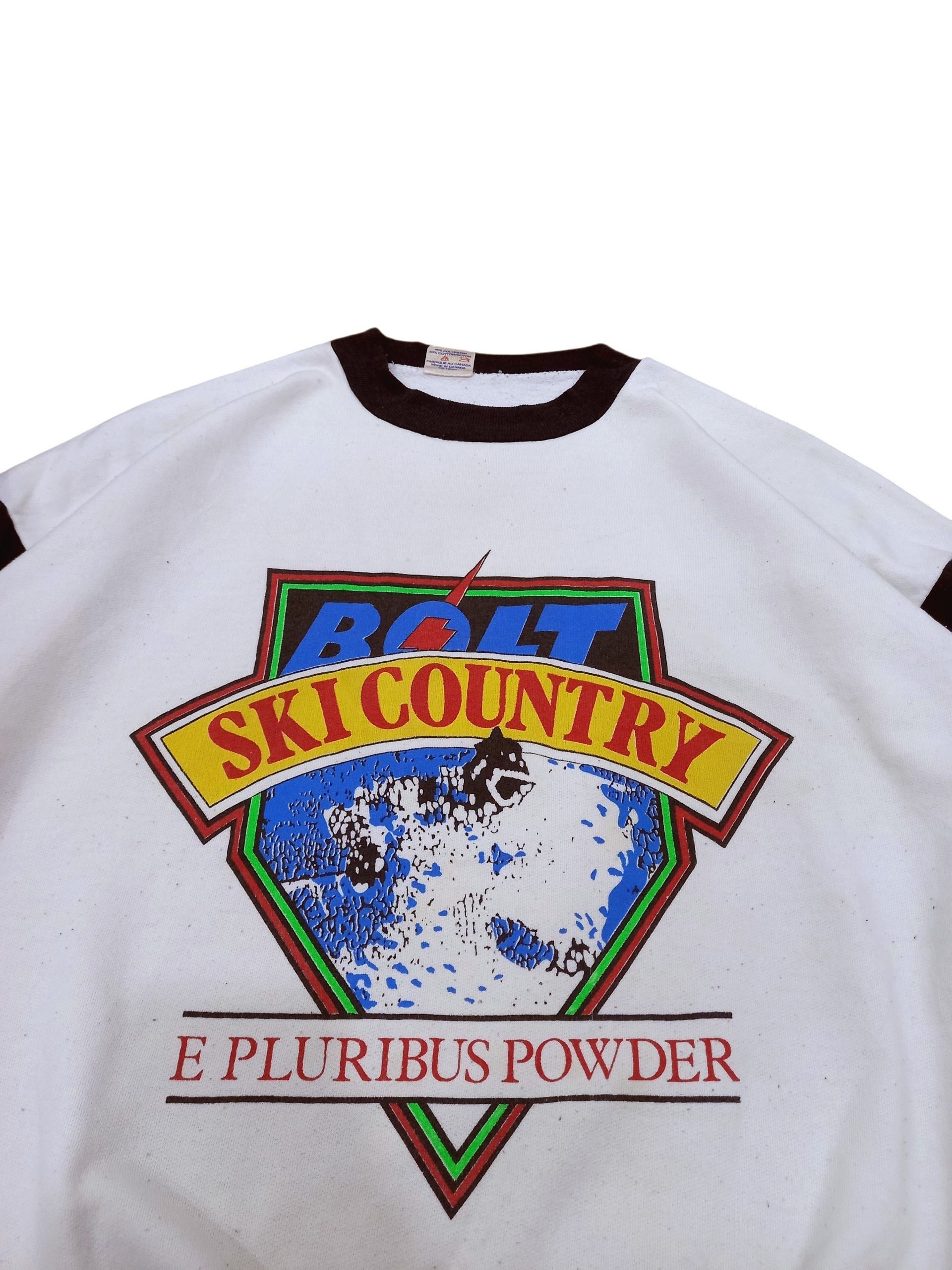 Lightning Bolt Rare Vintage 80s Lightning Bolt Ski Graphic Boxy Sweatshirt Size US L / EU 52-54 / 3 - 2 Thumbnail