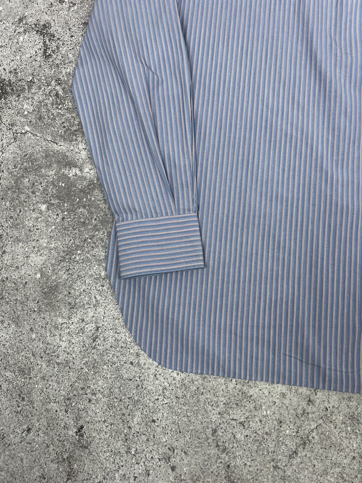 Kiton Kiton Napoli Dress Shirt Cotton Blue Size US L / EU 52-54 / 3 - 18 Thumbnail