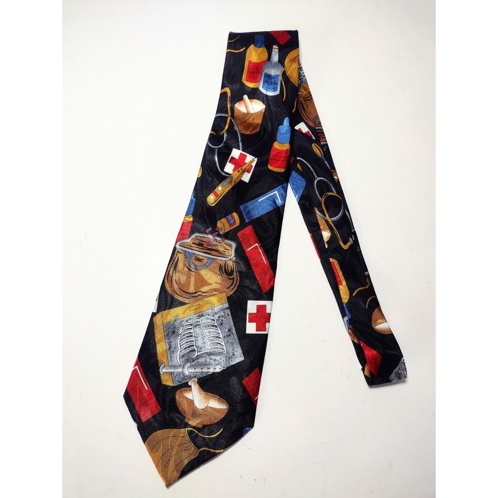 Vintage Steven Harris Medical Supplies Satin Tie Vintage Textured Sw Size ONE SIZE - 1 Thumbnail