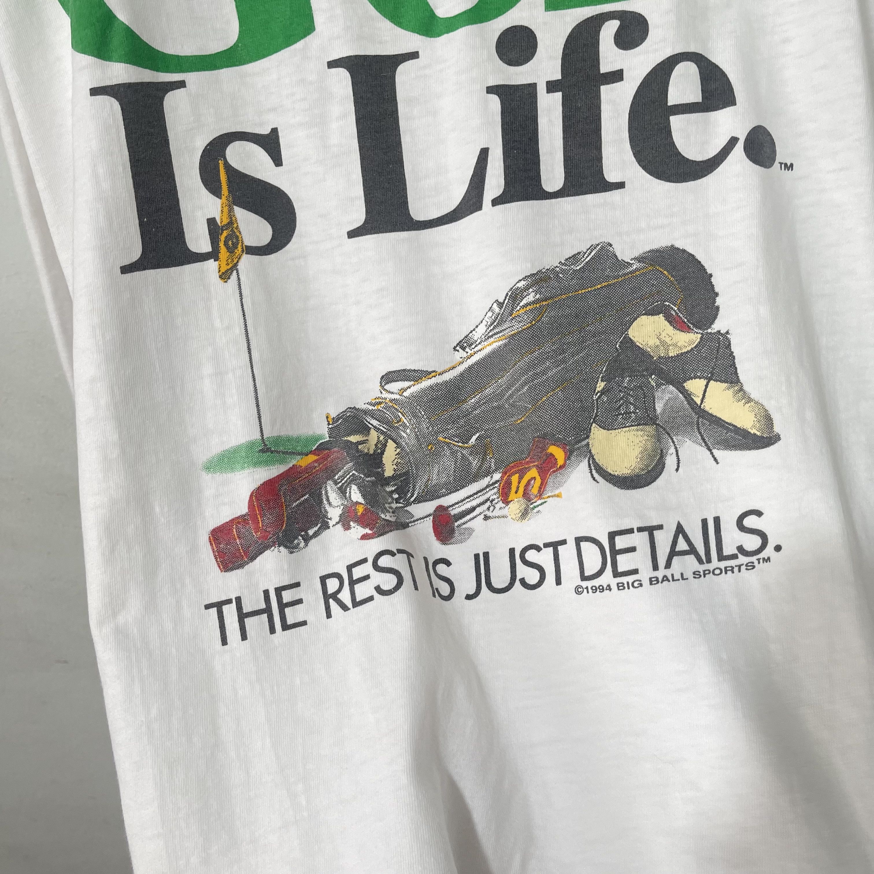 Vintage Vintage 1994 Big Ball Sport Golf Is Life T-Shirt Size US XXL / EU 58 / 5 - 3 Thumbnail