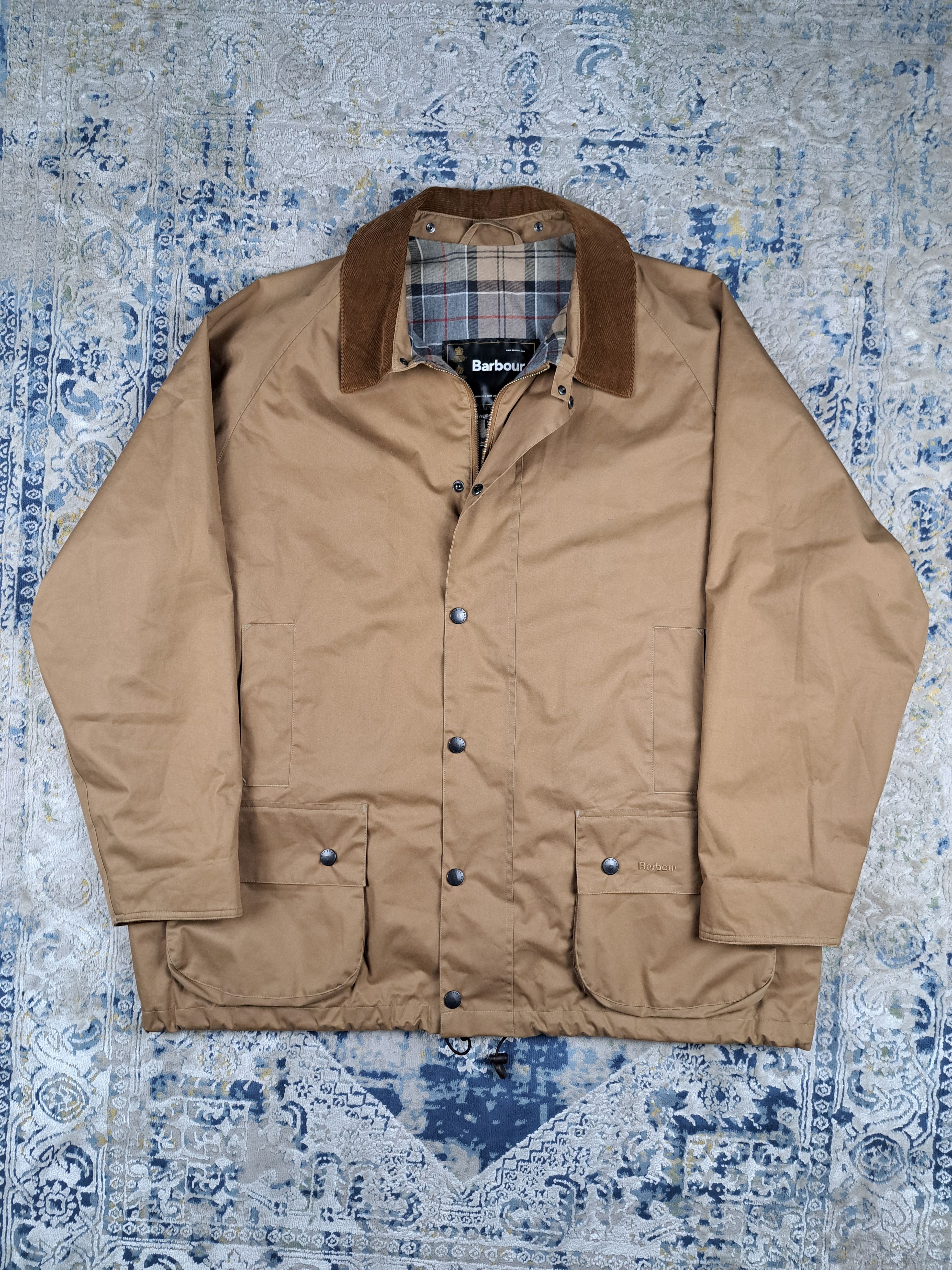 image of Barbour Lightweight Beaufort Cord Collar Coat Jacket Casual in Beige, Men's (Size 2XL)