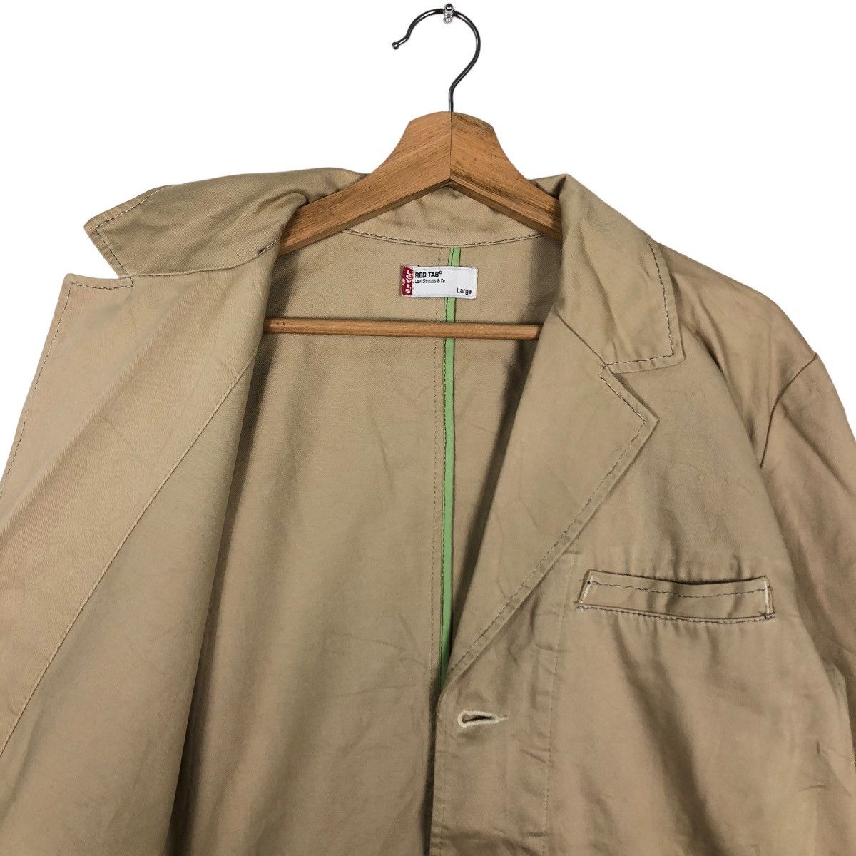 Levi's 🔥90’s Vintage Chore Jacket Double Breast Levi’s Red Tab Size US L / EU 52-54 / 3 - 10 Thumbnail