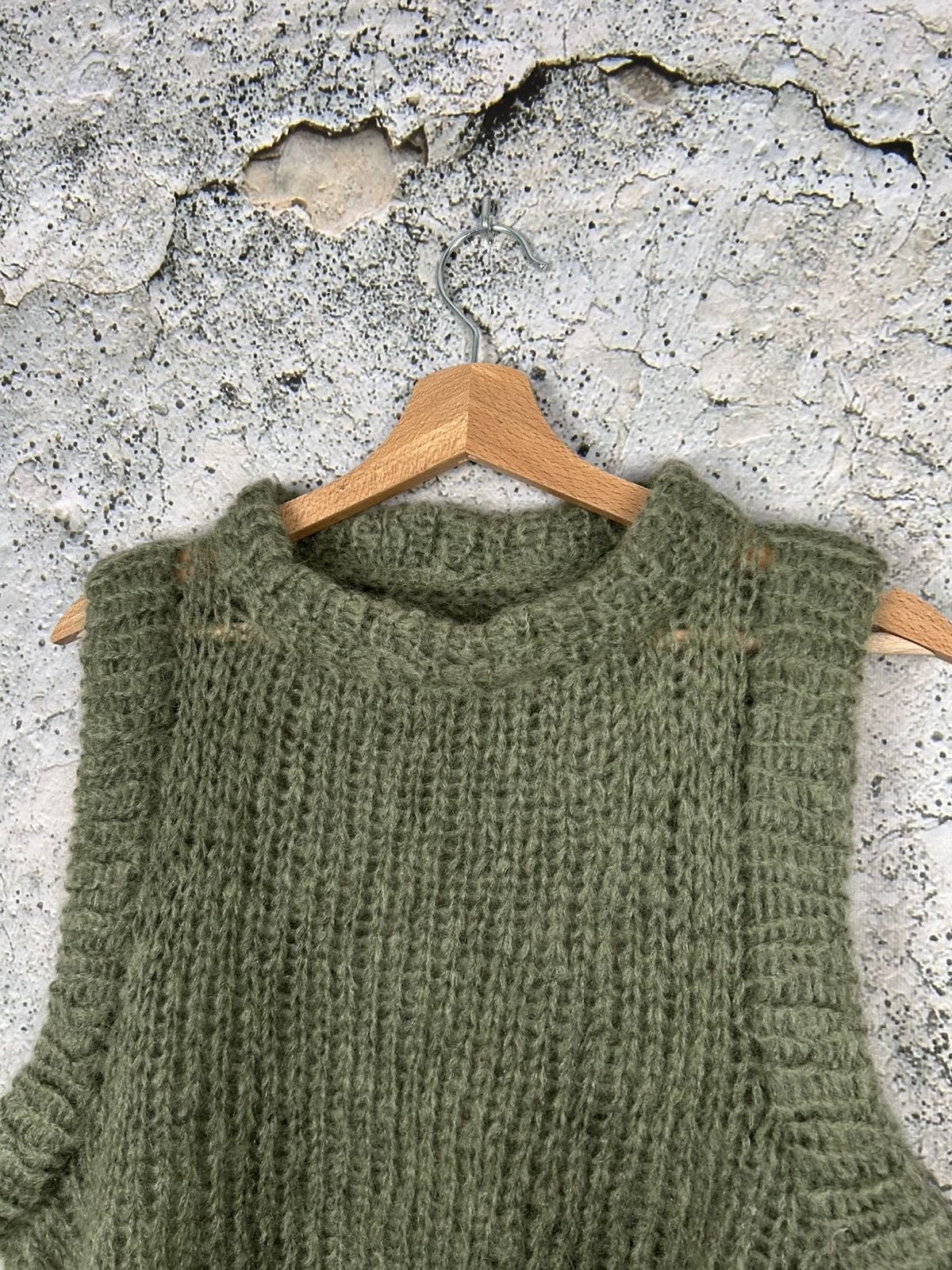 Other Vintage Mohair Wool Vest Avantgarde Alternative Grunge Size US S / EU 44-46 / 1 - 3 Thumbnail