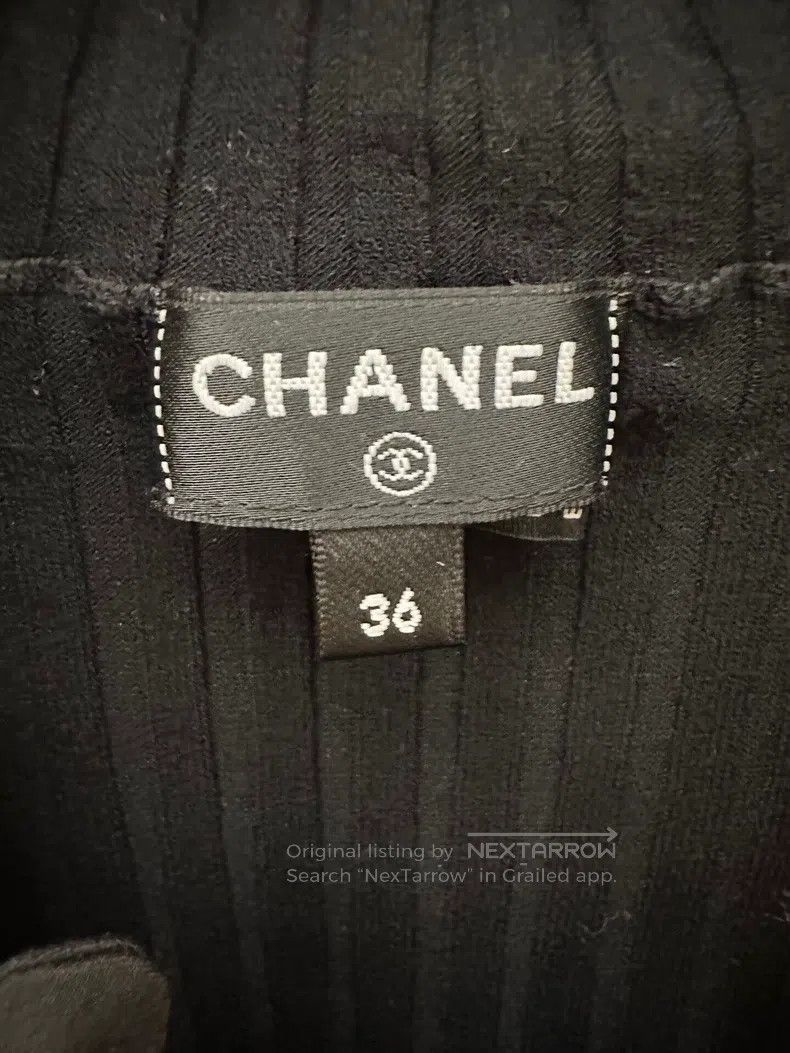 Chanel Chanel Black hooded short-sleeved sweater Size XS / US 0-2 / IT 36-38 - 3 Thumbnail