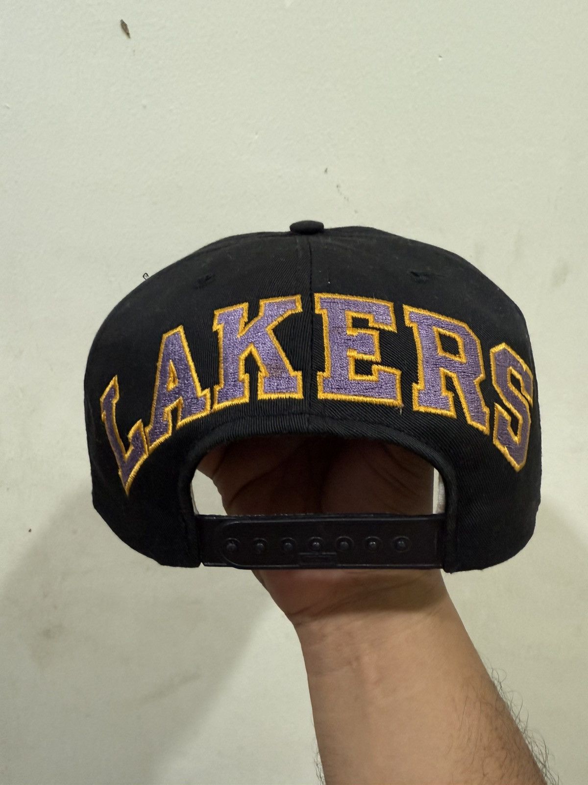 NBA 90’s Lakers Blockhead Snapback Size ONE SIZE - 3 Thumbnail