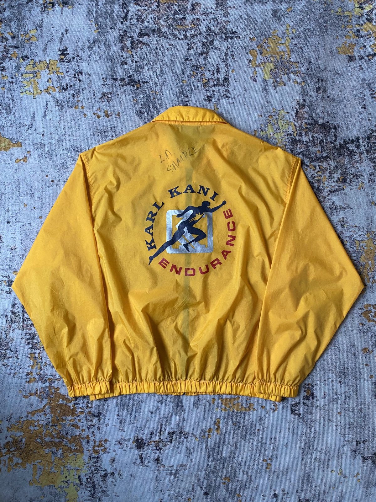 Vintage Vintage 90’s Karl Kani Big Logo Back Hit Windbreaker Jacket Size US XL / EU 56 / 4 - 6 Thumbnail