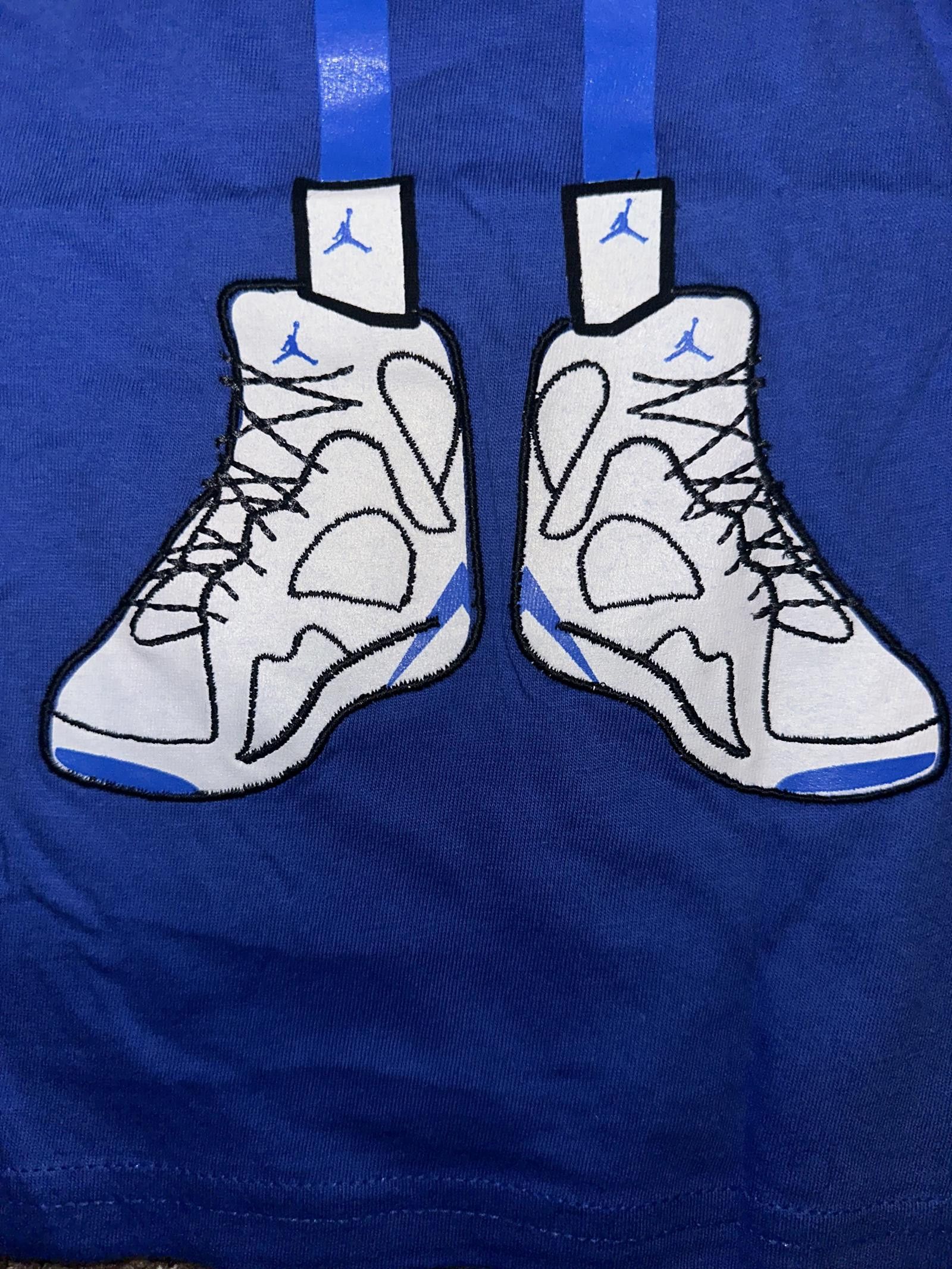 Designer Jordan Mens Retro 7 Sole Face T-Shirt 2011 Size US M / EU 48-50 / 2 - 3 Thumbnail