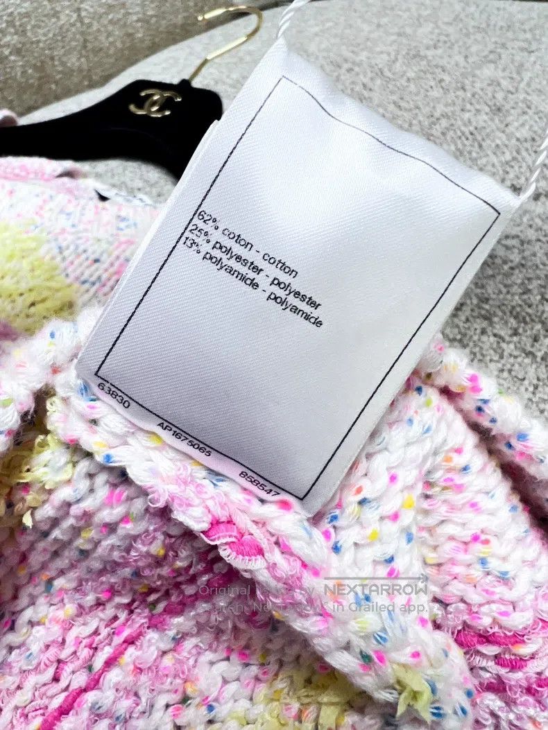 Chanel Chanel Love mixed colour pink and yellow striped knitted s Size XS / US 0-2 / IT 36-38 - 8 Thumbnail