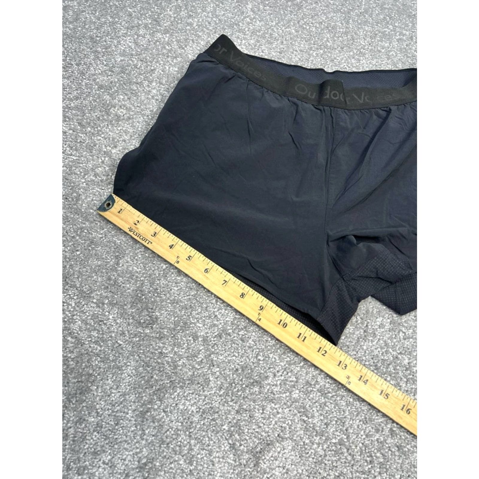 Outdoor Voices VINTAGE Outdoor Voices Relay Shorts Womens Medium Black Stretch Athletic Activewear Size 32" / US 10 / IT 46 - 5 Thumbnail