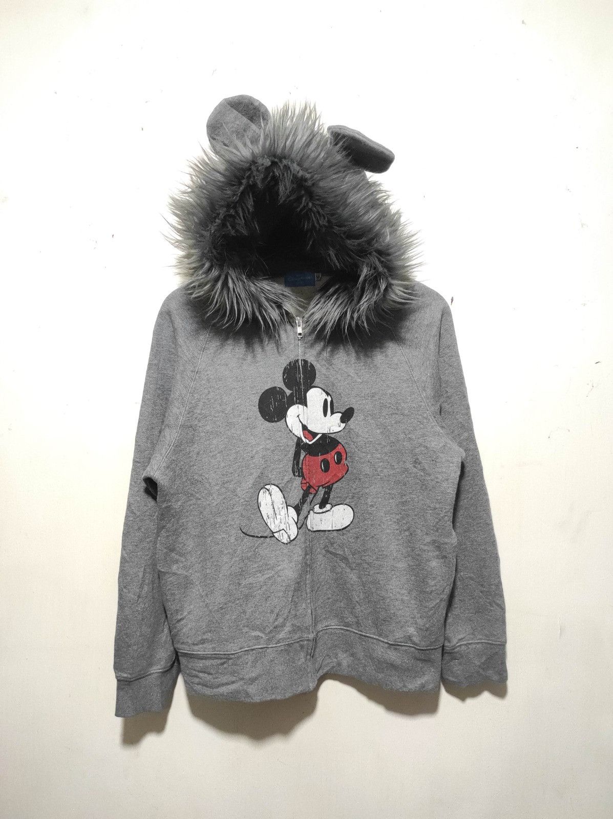 Disney Disney Ear zipper fur hoodie Size US S / EU 44-46 / 1 - 2 Thumbnail