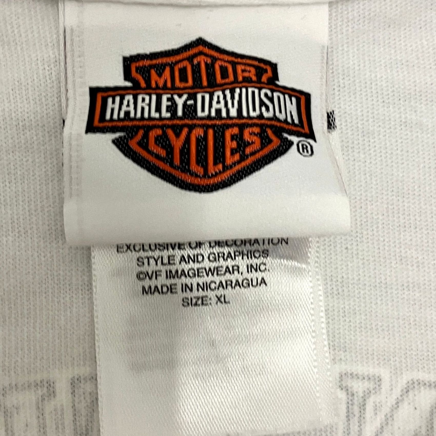 Harley Davidson VINTAGE Harley Davidson T Shirt Mens XL White 2008 Motorcycle Biker Graphic Tee Size US XL / EU 56 / 4 - 6 Thumbnail