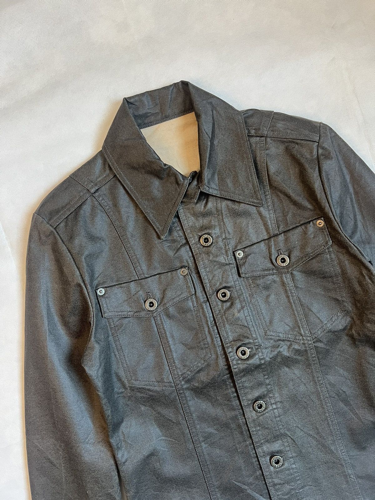 5351 POUR LES HOMMES 5351 Pour Les Hommes Japanese Brand Designer Trucker Jacket Size US M / EU 48-50 / 2 - 6 Thumbnail