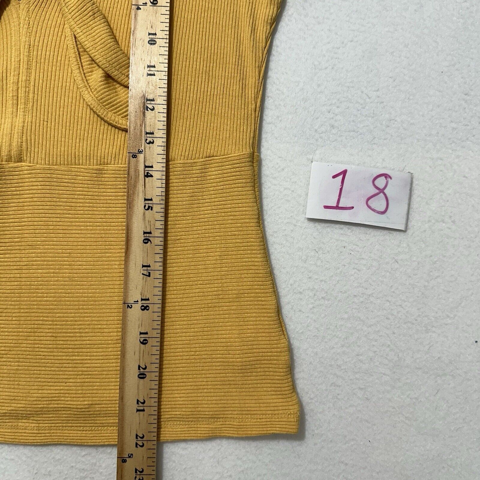 Other Pleione Small Yellow V-Neck Tie Front Lightweight T Shirt Size S / US 4 / IT 40 - 9 Thumbnail