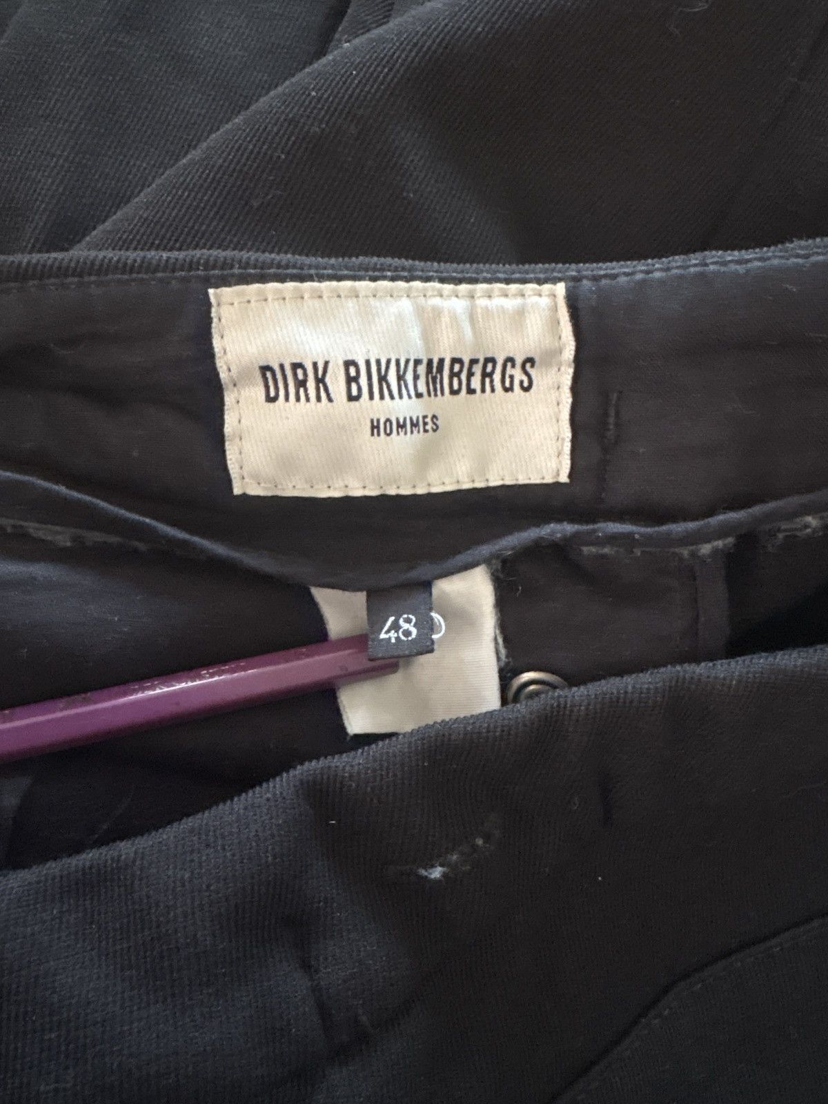 Dirk Bikkembergs Dirk Bikkembergs black trouser Size 30" / US 8 / IT 44 - 3 Thumbnail