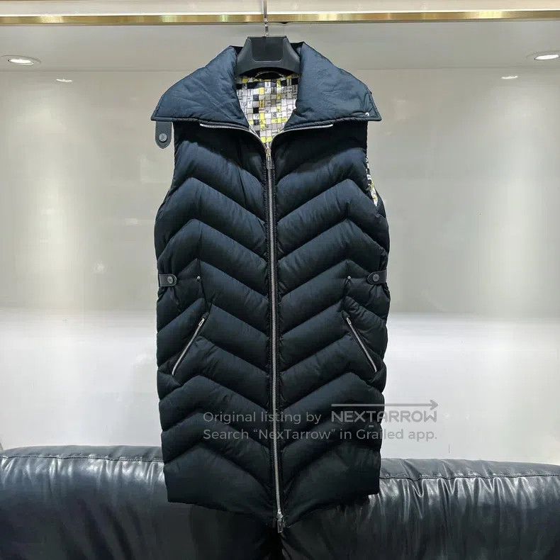 Hermes Hermes Black Double-Sided Long Quilted Vest Size XS / US 0-2 / IT 36-38 - 1 Thumbnail