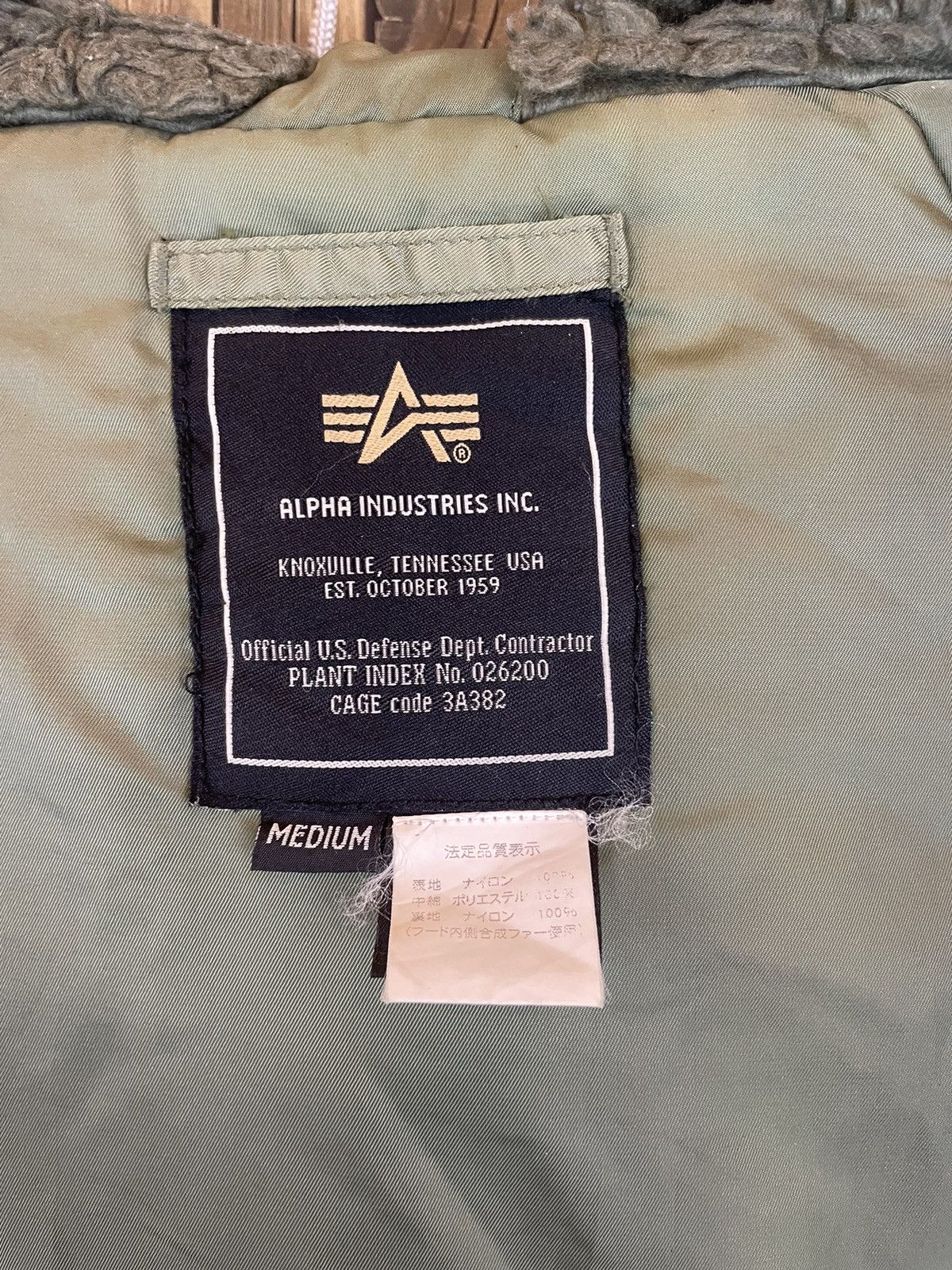 Alpha Industries × Vintage Mens Hooded Jacket Alpha Industries Size M Size US M / EU 48-50 / 2 - 4 Thumbnail