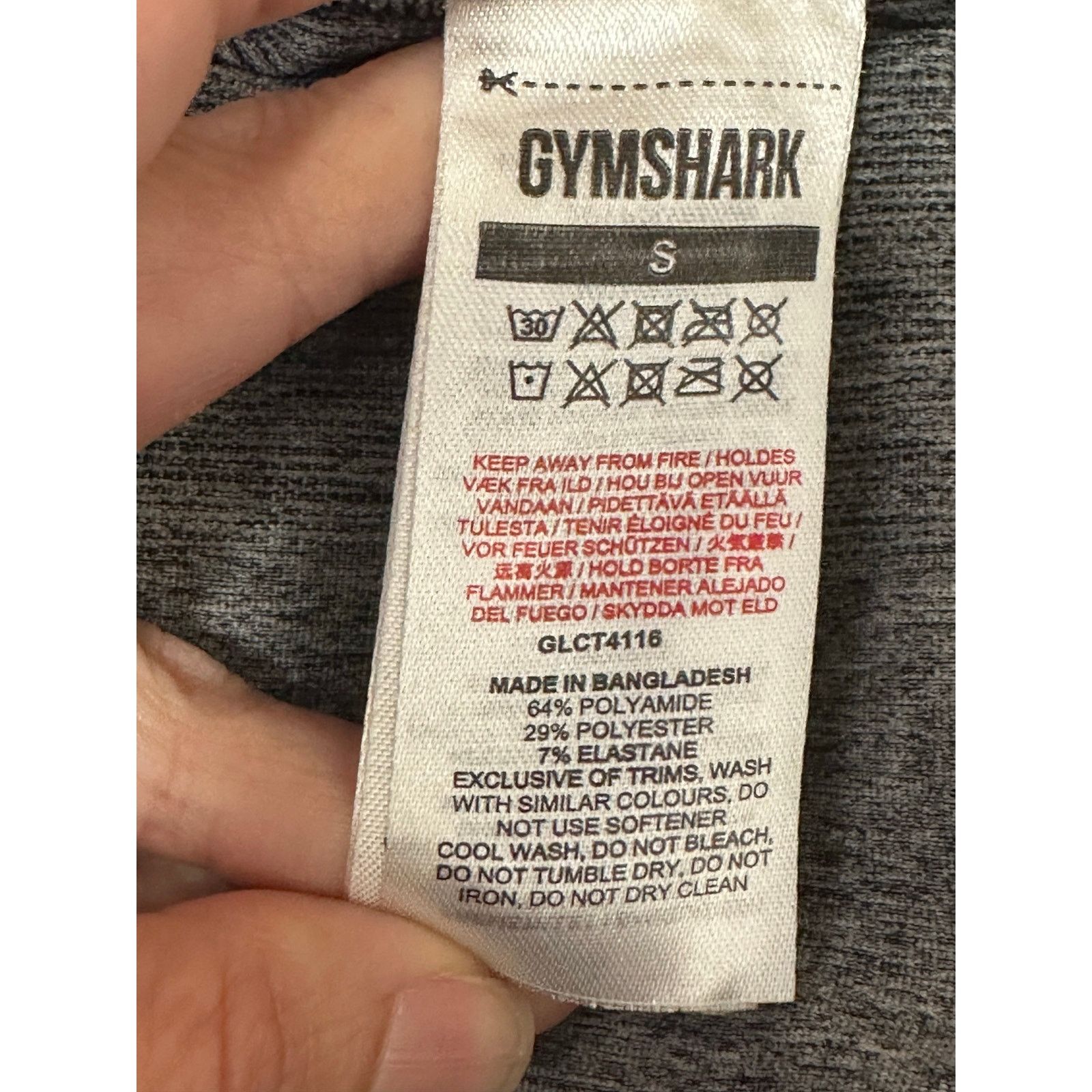 Gymshark Gymshark Adapt Seamless Long Sleeve Crop Top size Small Size S / US 4 / IT 40 - 4 Thumbnail