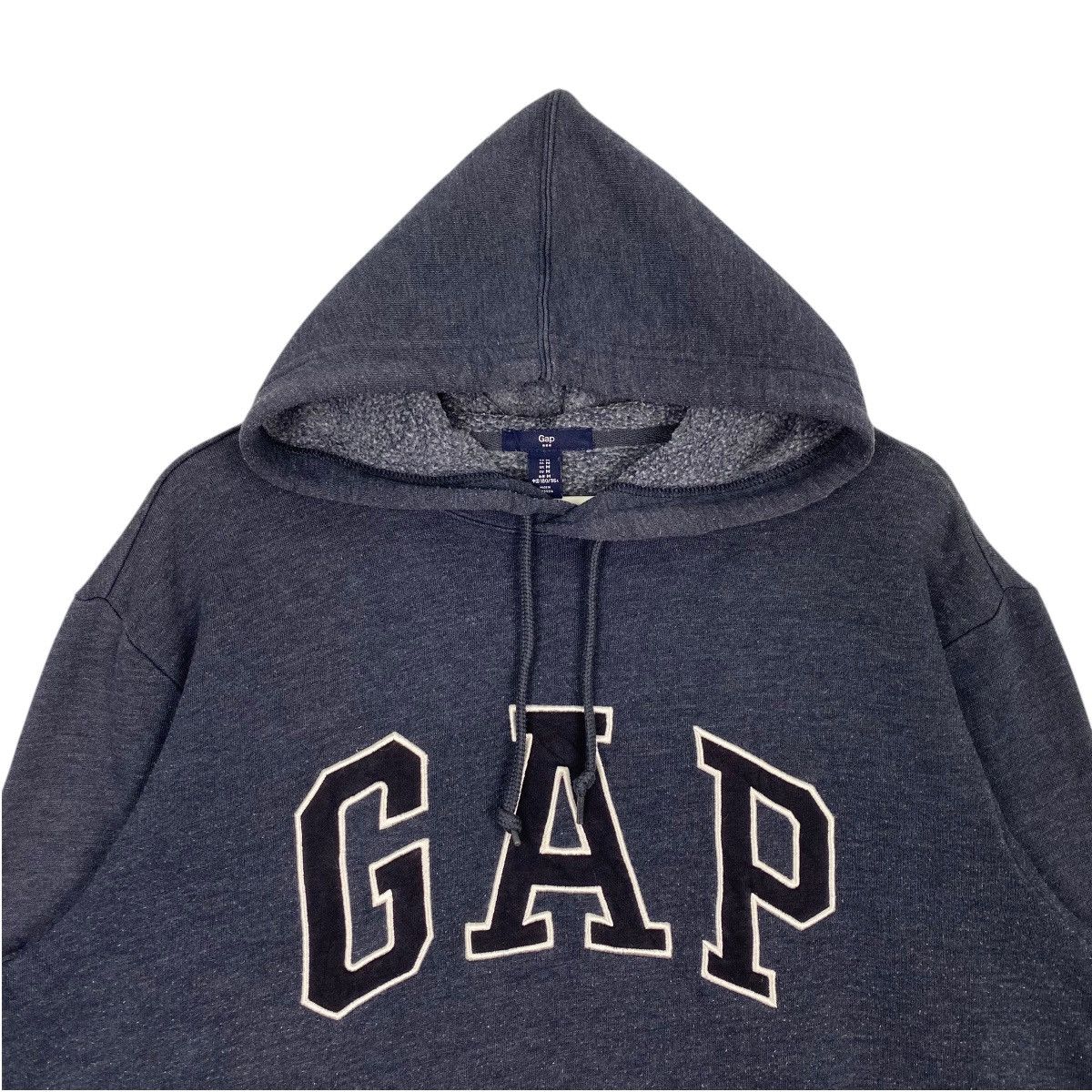 Gap × Vintage Vintage GAP Hoodie Big Logo Embroidered Blue Size US M / EU 48-50 / 2 - 4 Thumbnail