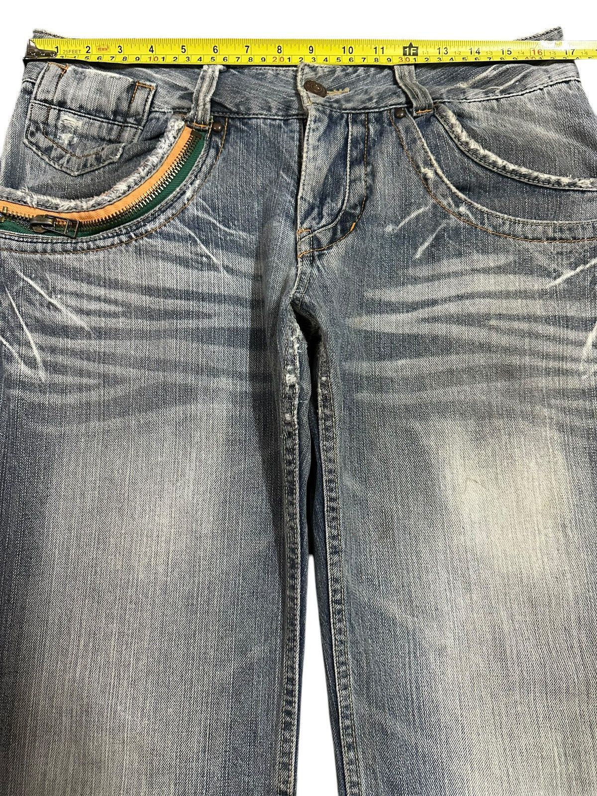 Evisu Vintage Japanese Brand Blue Faded Wash Style Baggy Jeans Size US 33 - 11 Thumbnail
