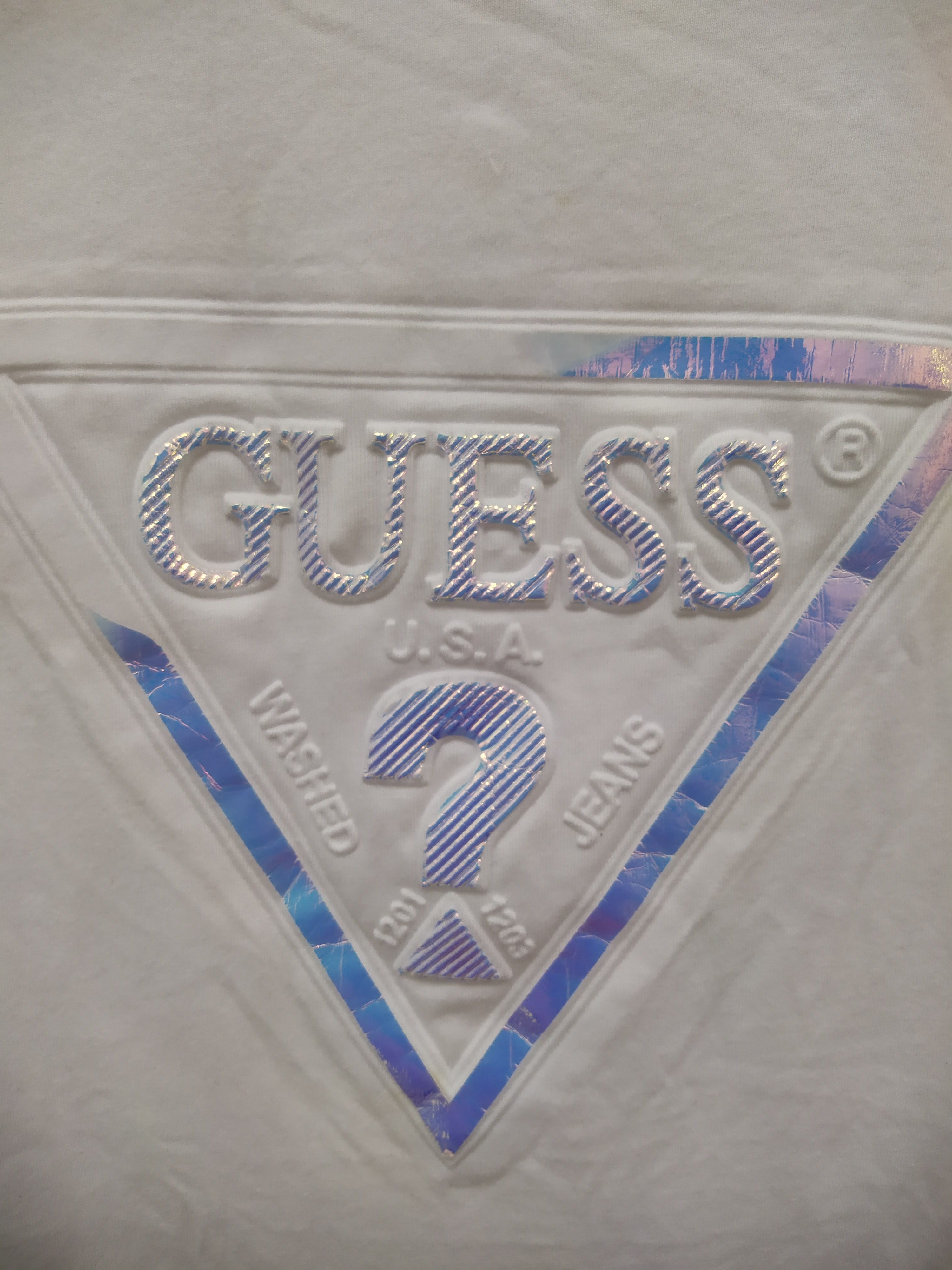 Guess Guess spell out White Good condition Size US L / EU 52-54 / 3 - 5 Thumbnail