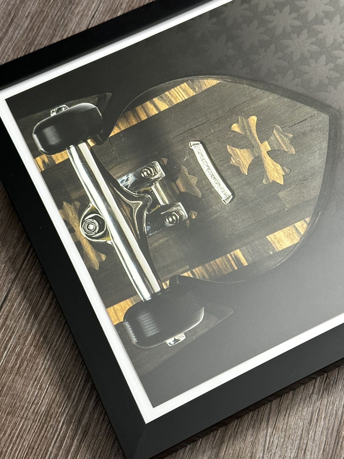 Chrome Hearts 🖤Chrome Hearts🖤 Skateboard 9x12 Framed Poster Size ONE SIZE - 4 Thumbnail