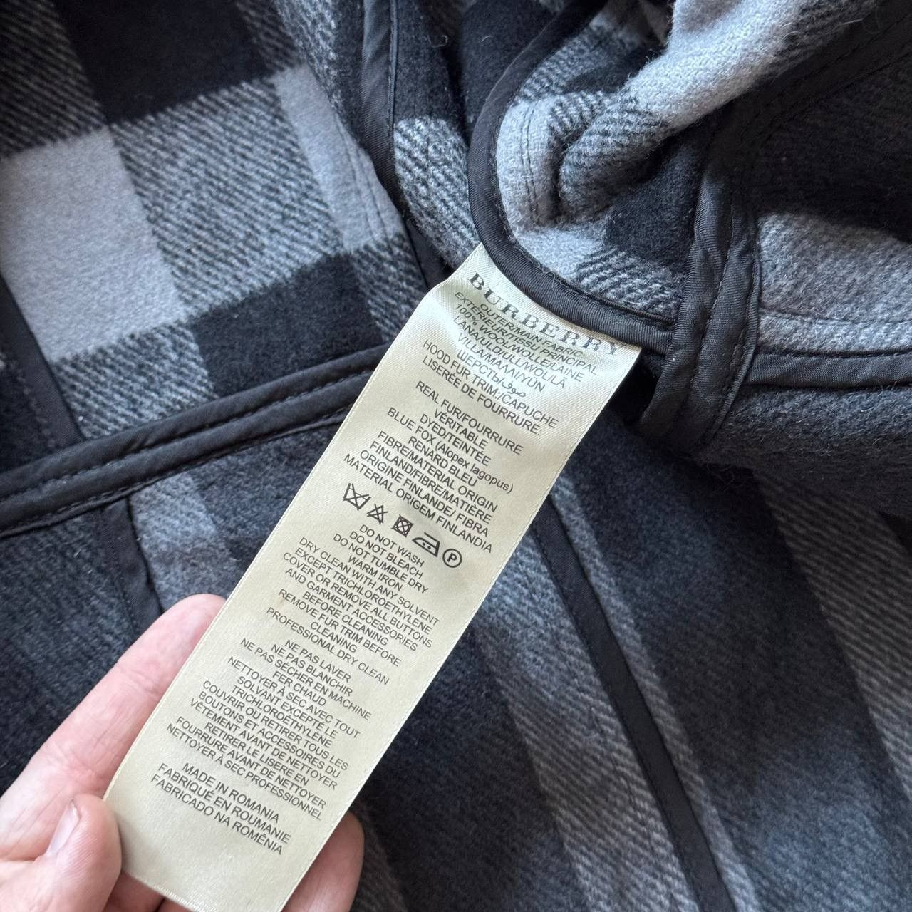 Burberry Burberry Wool Duffle Coat Nova Check England Jacket Size XL / US 12-14 / IT 48-50 - 13 Thumbnail