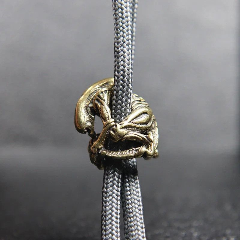 Handmade 3Pcs Alien Knife Beads Paracord Bead Zipper Umbrella Rope Size ONE SIZE - 5 Thumbnail