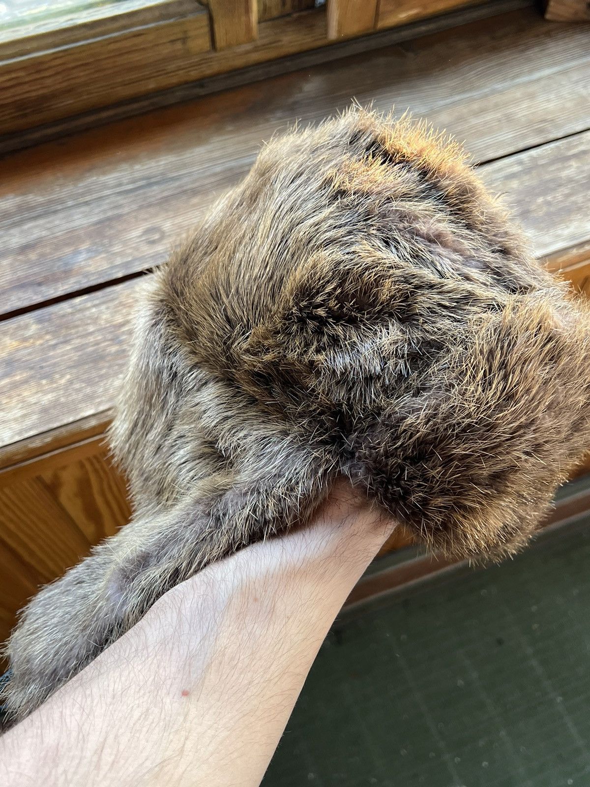 Vintage Vintage Ushanka trapper rabbit leather hat rare Size ONE SIZE - 21 Thumbnail
