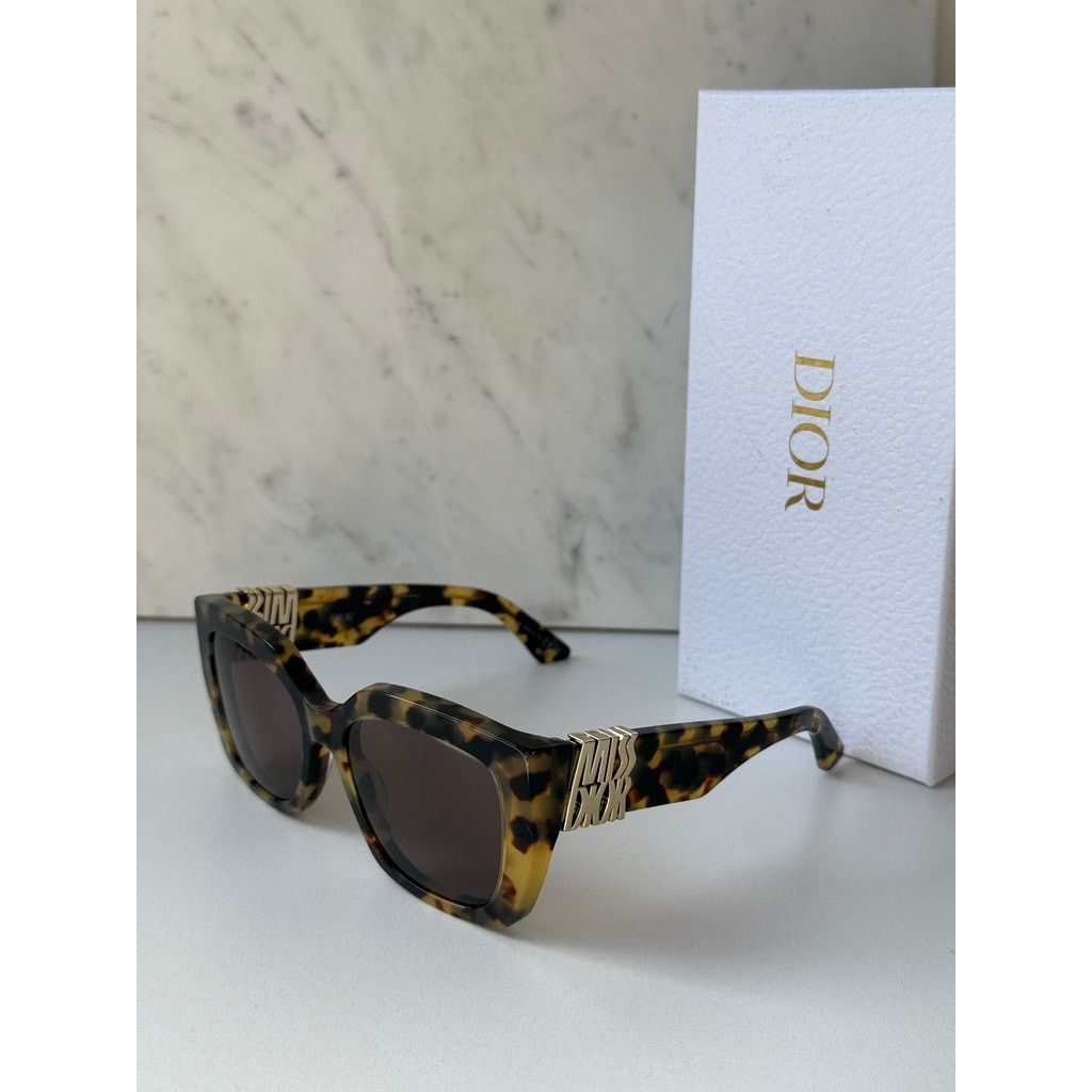 Dior NEW Dior MissDior S2I Square Sunglasses in Tortoise Brown Size ONE SIZE - 2 Thumbnail