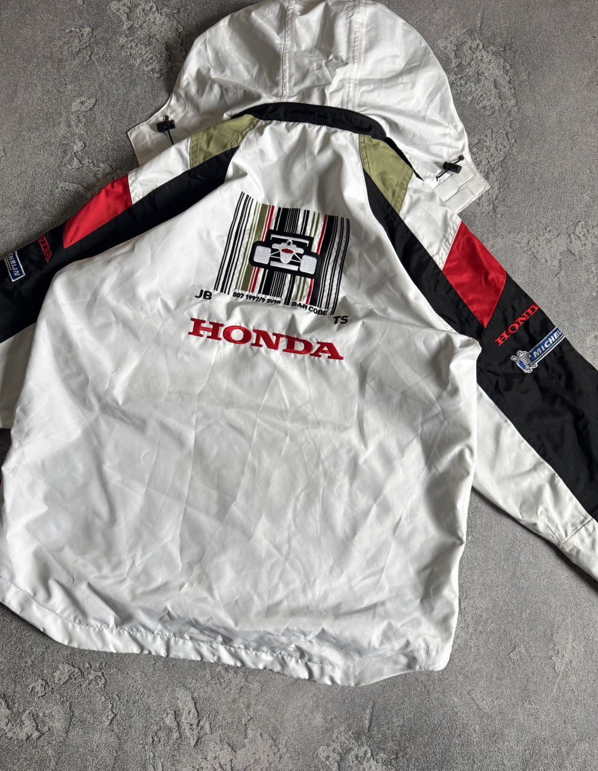 Honda Honda L/Size official BAR F1 racing jacket bomber hooded Size US L / EU 52-54 / 3 - 8 Thumbnail