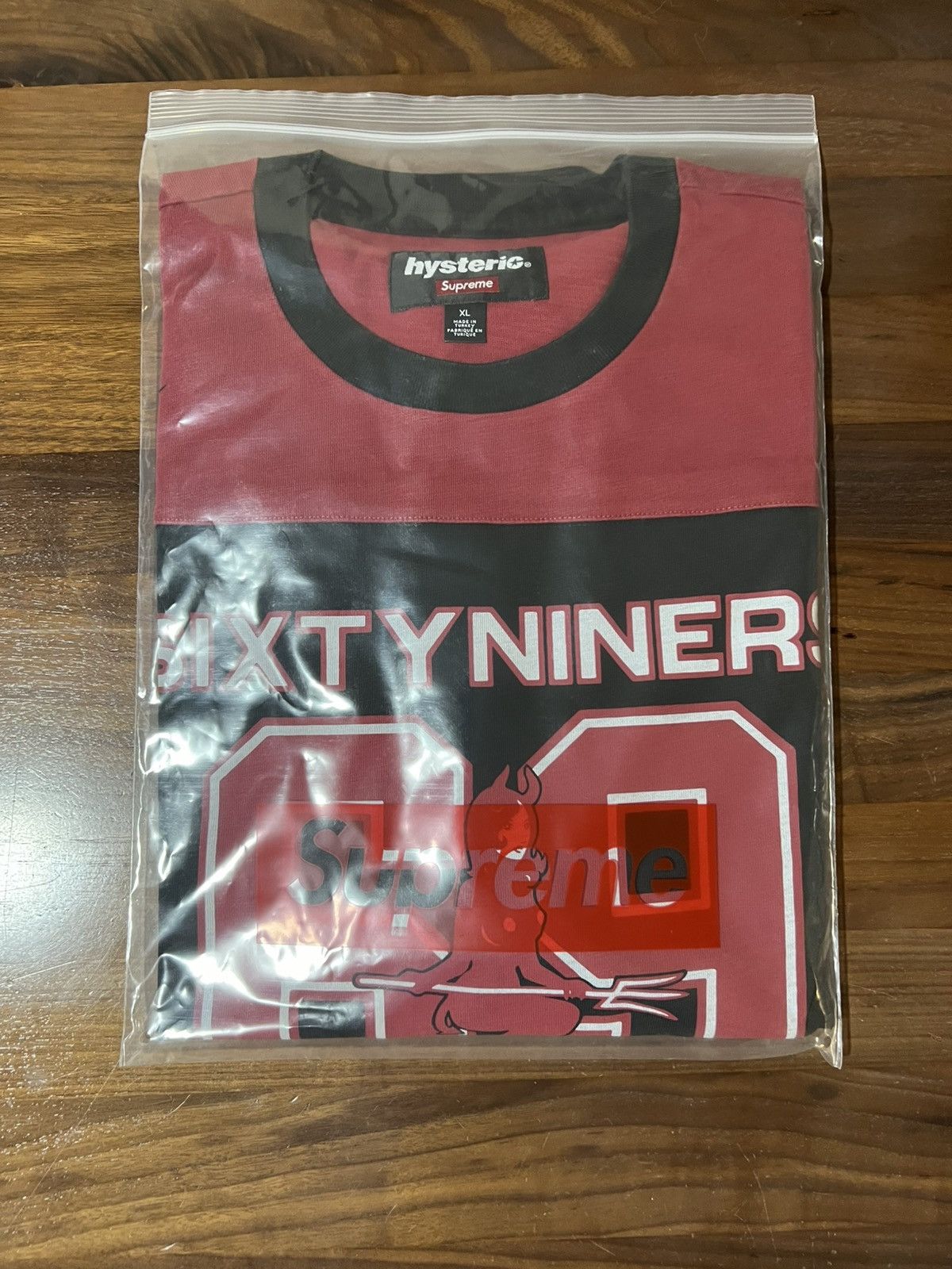 Hysteric Glamour × Supreme SUPREME®/HYSTERIC GLAMOUR 69 FOOTBALL TOP JERSEY Size US XL / EU 56 / 4 - 4 Thumbnail