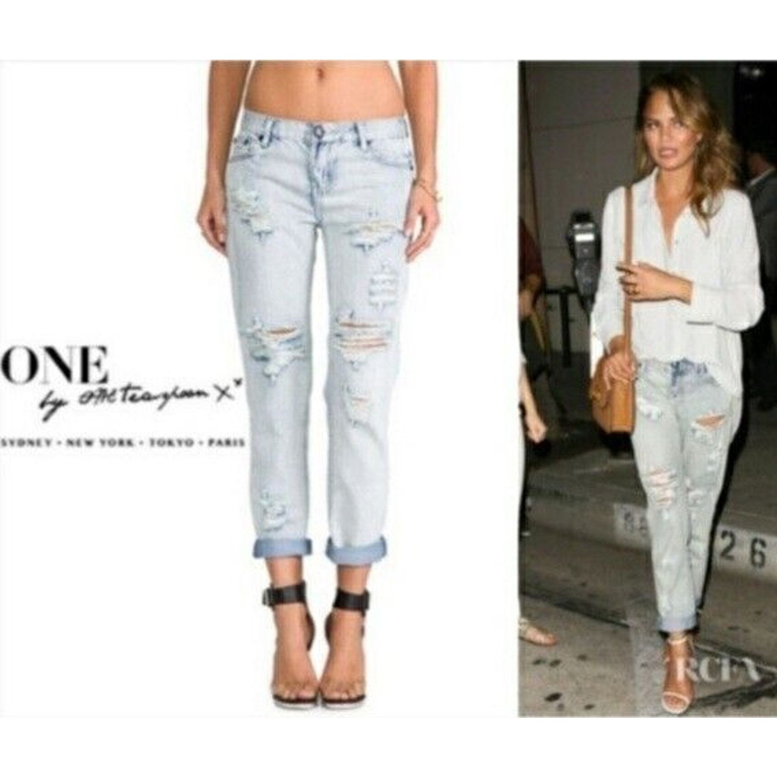 One Teaspoon NOWT ONE X ONE TEASPOON Awesome Baggies Relaxed Tapered Size 28" / US 6 / IT 42 - 2 Thumbnail