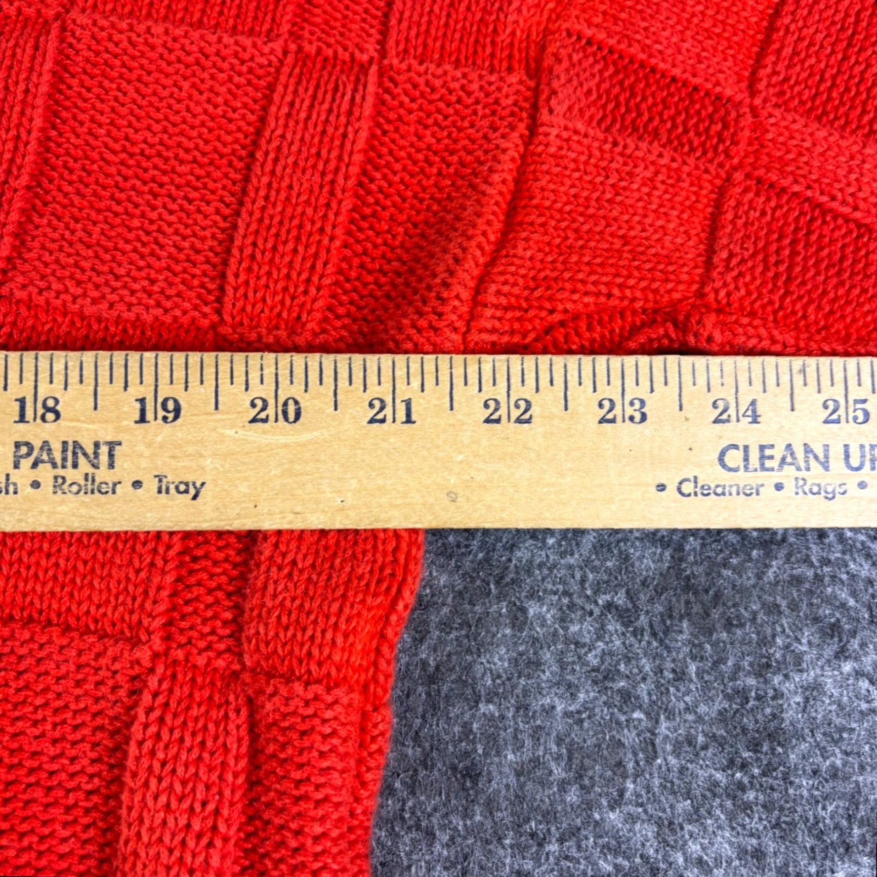 Gap GAP Men's Orange Checkerboard Knit Sweater XL Ramie Cotton Pullover Vintage Ramie Cotton Blend Crew Neck Waffle-Knit Geometric 90s Casual Mens Size US XL / EU 56 / 4 - 4 Thumbnail