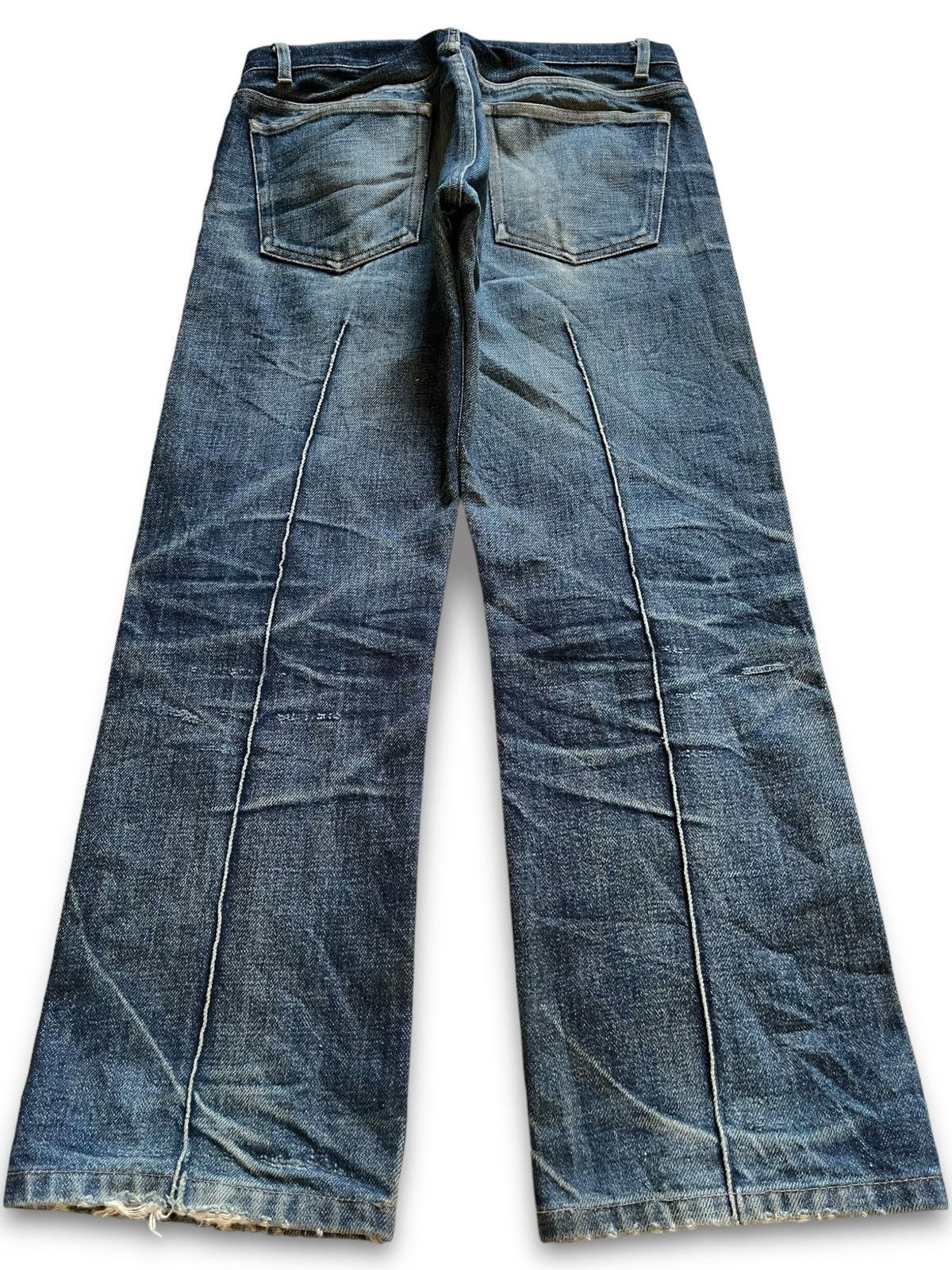 A.P.C. Vintage A.P.C Paris Selvedge Button Fly Mud Wash Jeans Size US 28 / EU 44 - 3 Thumbnail