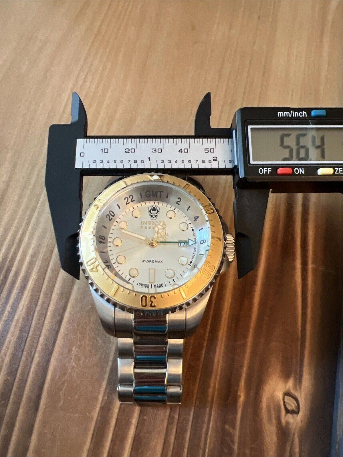 Invicta Invicta Reserve Hydromax 52mm Swiss Watch New Battery Size ONE SIZE - 4 Thumbnail