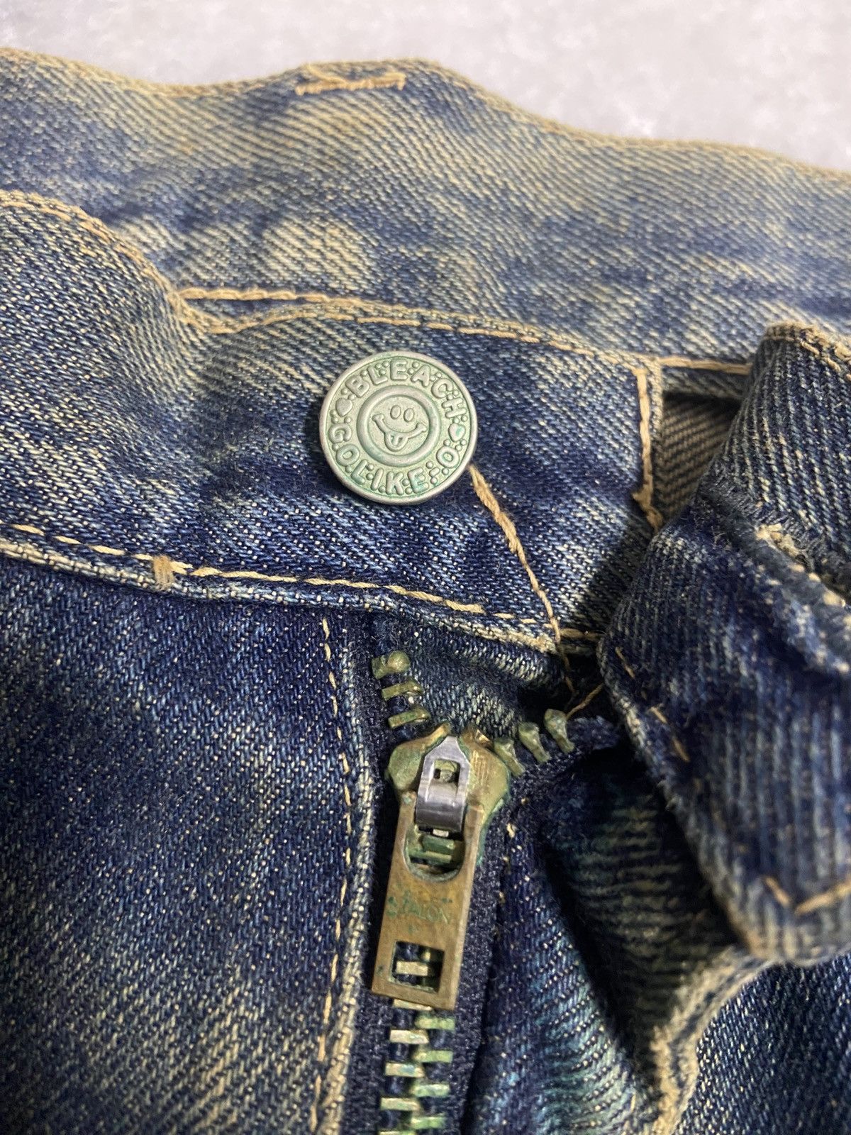 Japanese Brand Bleach distressed jeans Size US 28 / EU 44 - 3 Thumbnail