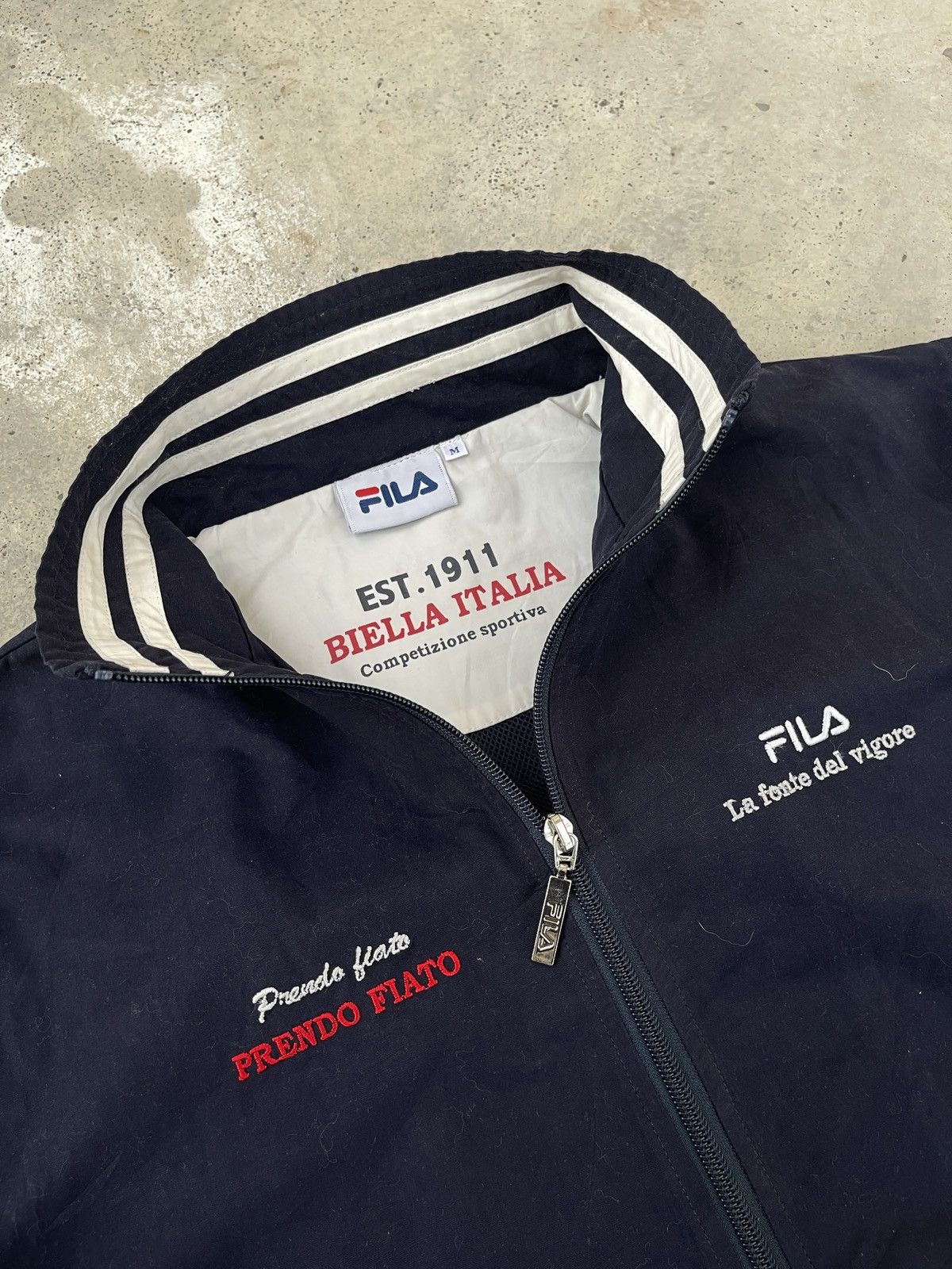 Fila × Vintage Vintage Fila Zip Up Jacket Size US L / EU 52-54 / 3 - 6 Thumbnail
