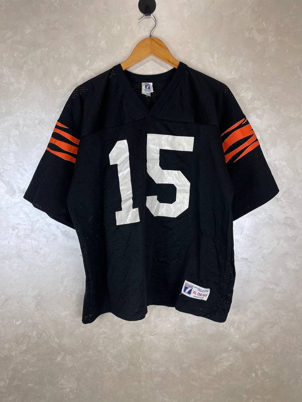 Logo 7 Vintage Logo 7 NFL Jersey #15 Black Mesh USA Size XL 50-52 Size US L / EU 52-54 / 3 - 1 Thumbnail