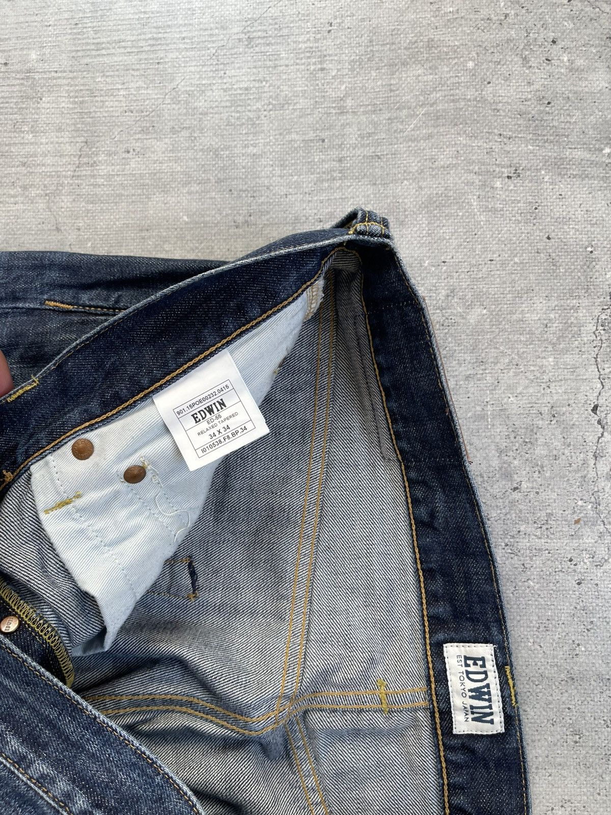 Edwin Crazy Vintage Y2K Edwin Jeans Tokyo Japanese Denim Baggy Size US 34 / EU 50 - 10 Thumbnail
