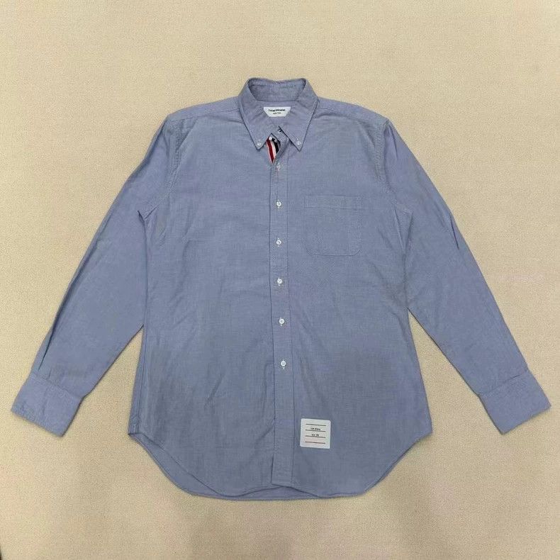 Thom Browne Thom Browne Striped shirt Size US XL / EU 56 / 4 - 1 Thumbnail