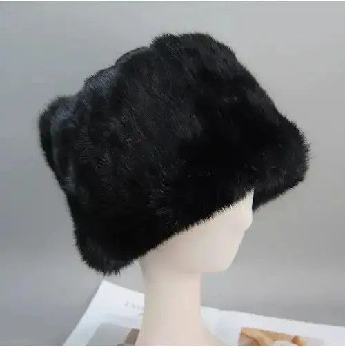 Other Warm Natural Rabbit Fur Bomber Hat Size ONE SIZE - 1 Thumbnail